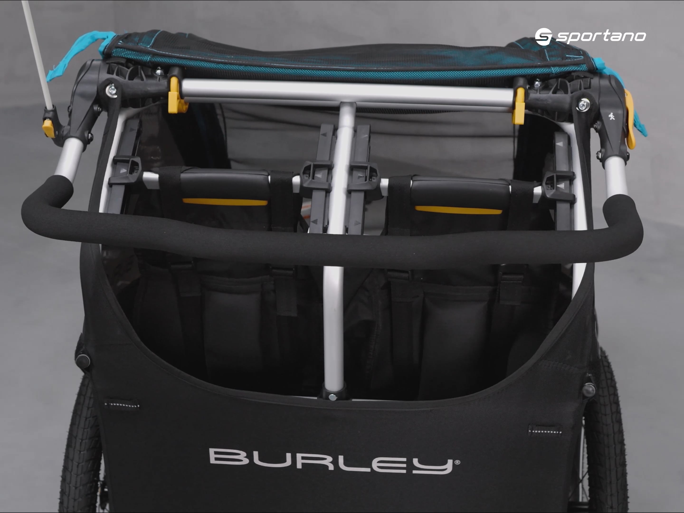Przyczepka rowerowa Burley  D'Lite X Double aqua