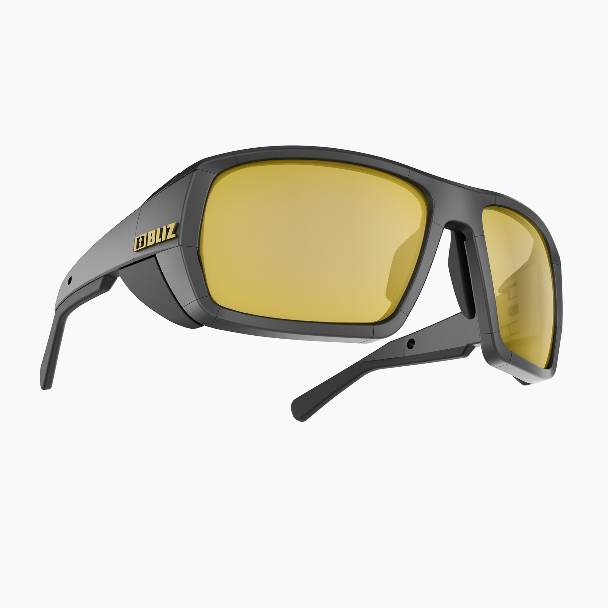 Okulary przeciwsłoneczne Bliz Peak matt black/brown gold mirror | WYSYŁKA W 24H | 30 DNI NA ZWROT