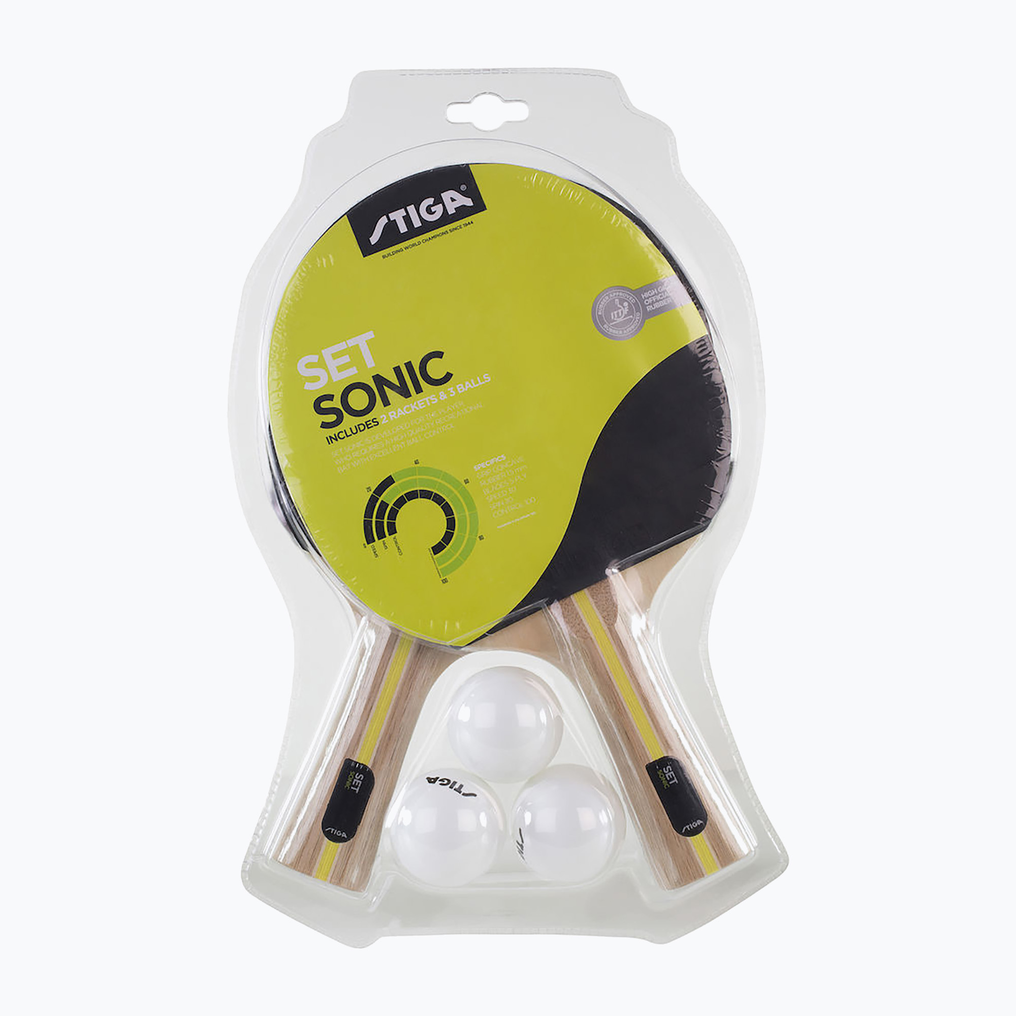 Zestaw do tenisa stołowego STIGA Sonic Set | WYSYŁKA W 24H | 30 DNI NA ZWROT