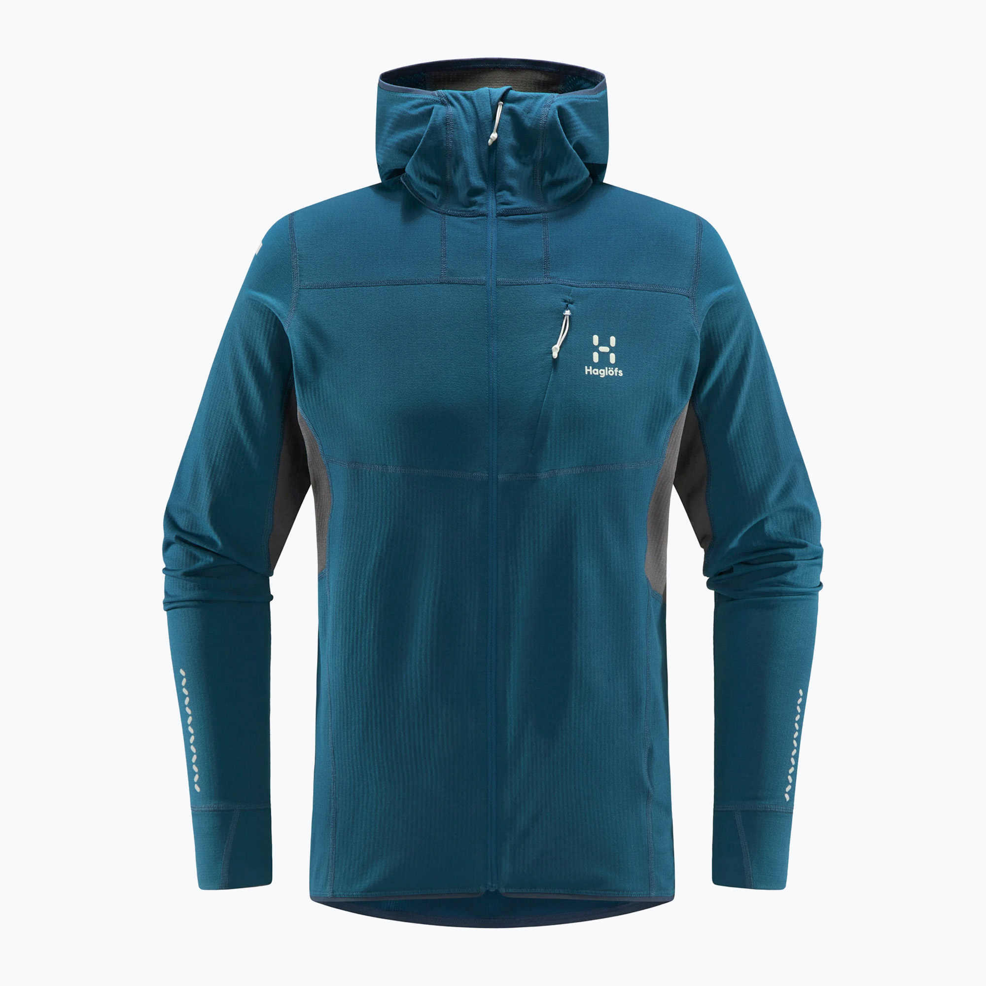 Bluza trekkingowa męska Haglöfs L.I.M Mid Comp Hood dark ocean/magnetite | WYSYŁKA W 24H | 30 DNI NA ZWROT