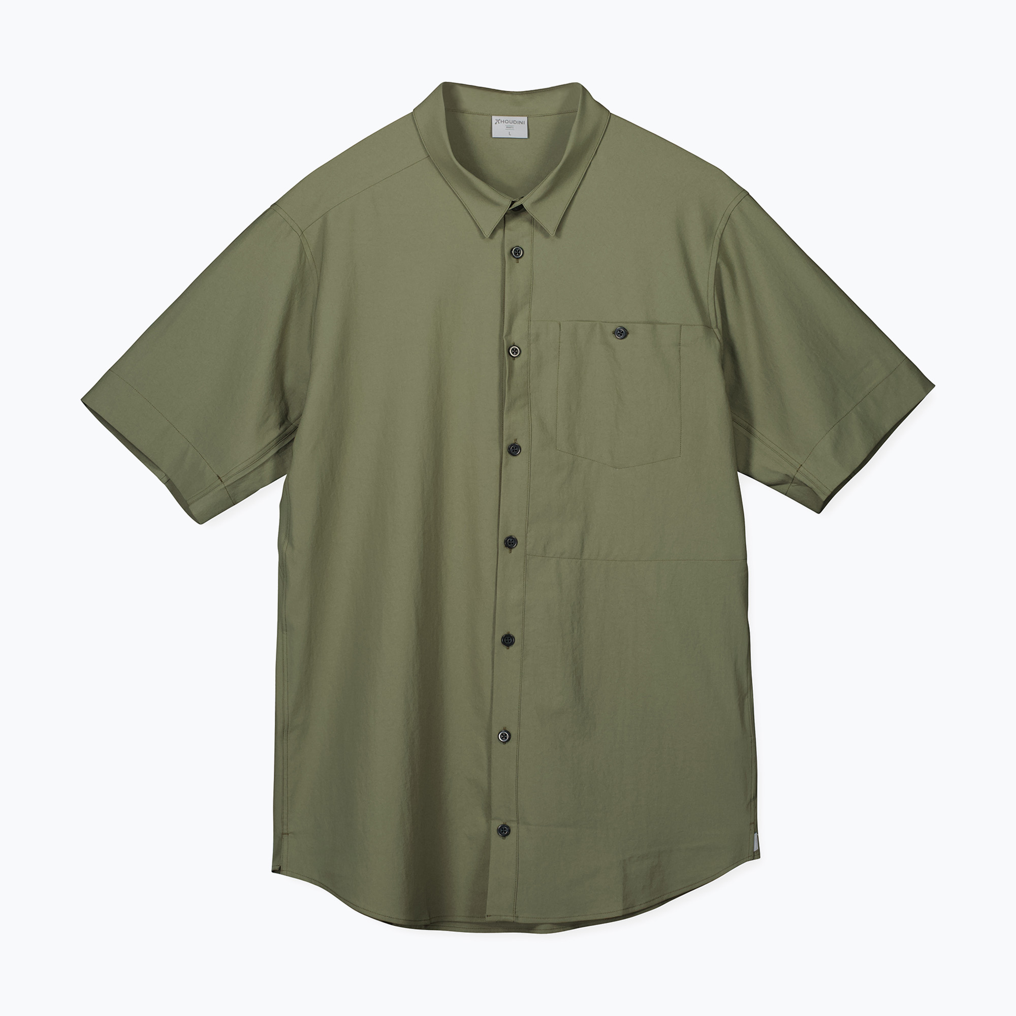 Koszula męska Houdini Shortsleeve Shirt sage green | WYSYŁKA W 24H | 30 DNI NA ZWROT