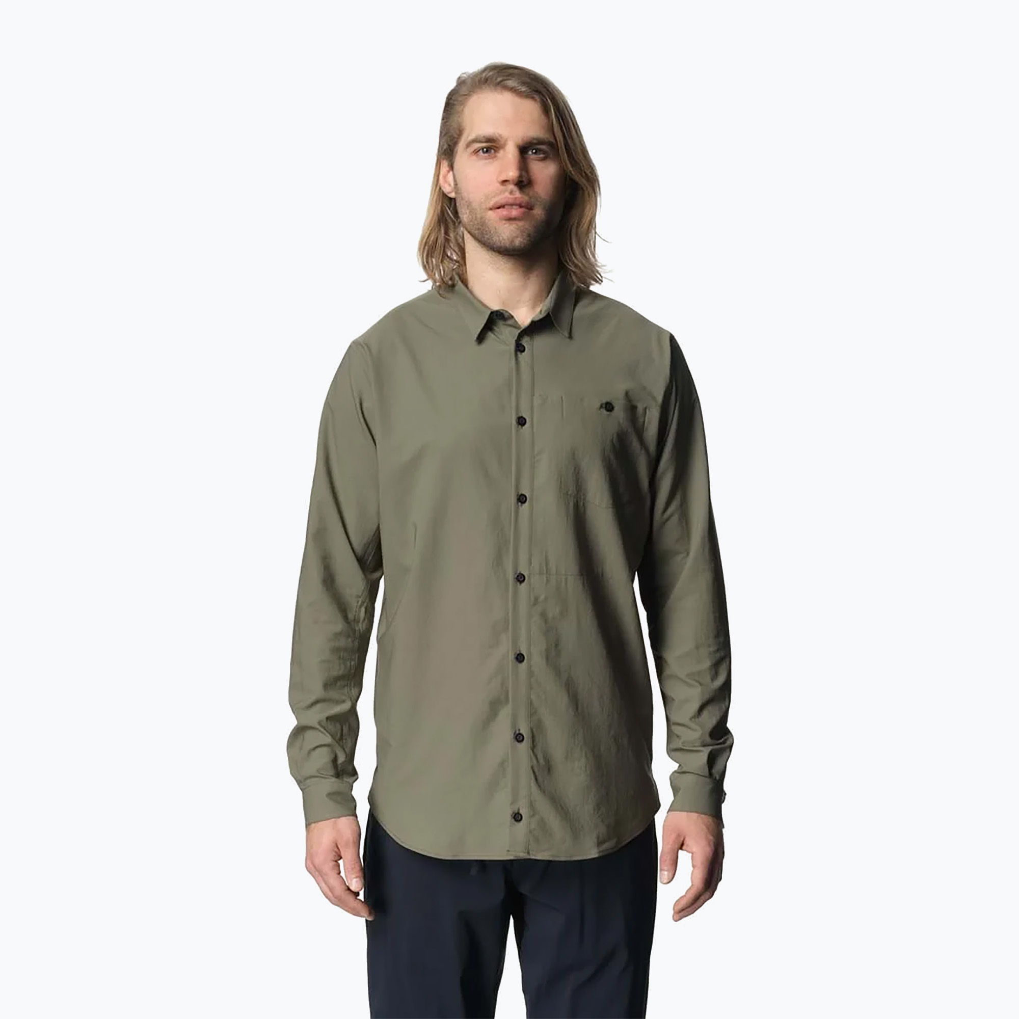 Koszula męska Houdini Longsleeve Shirt sage green | WYSYŁKA W 24H | 30 DNI NA ZWROT