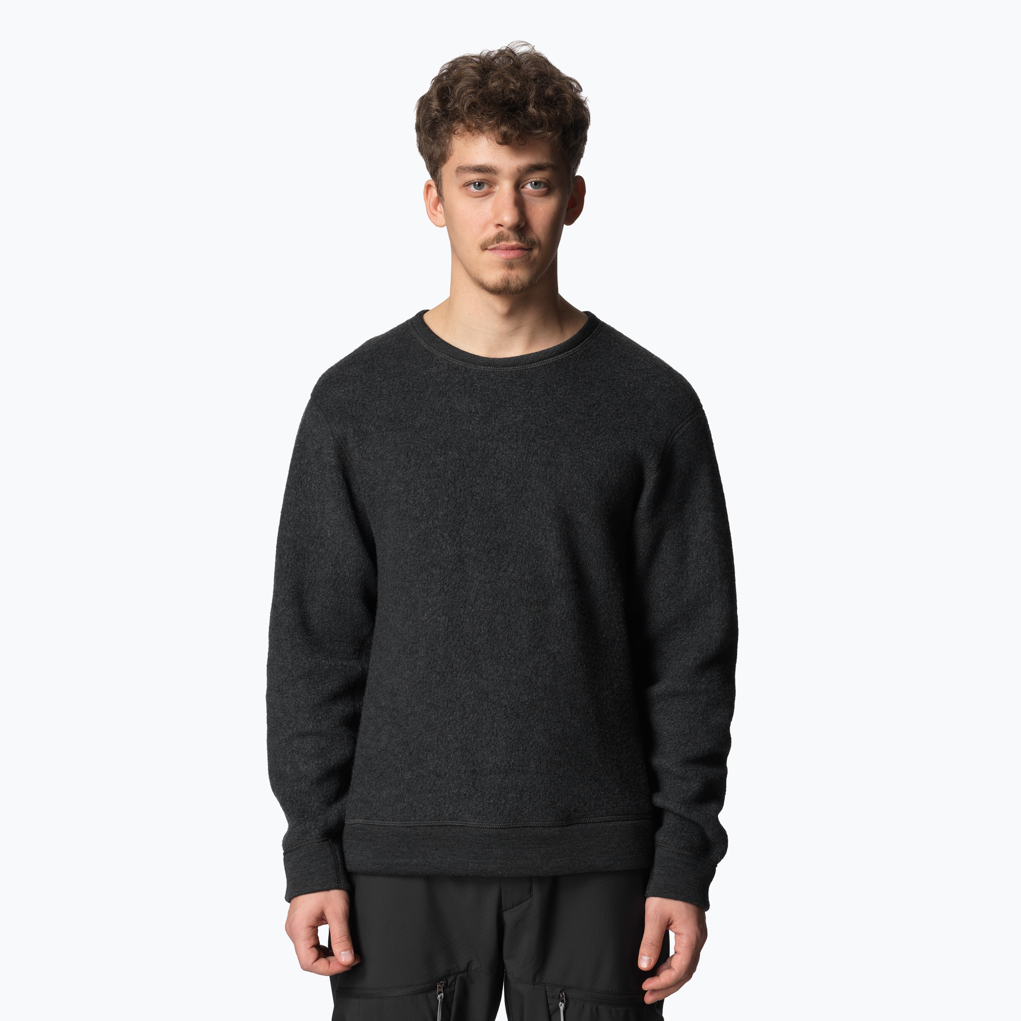 Bluza męska Houdini Alto Wool Crew true black | WYSYŁKA W 24H | 30 DNI NA ZWROT