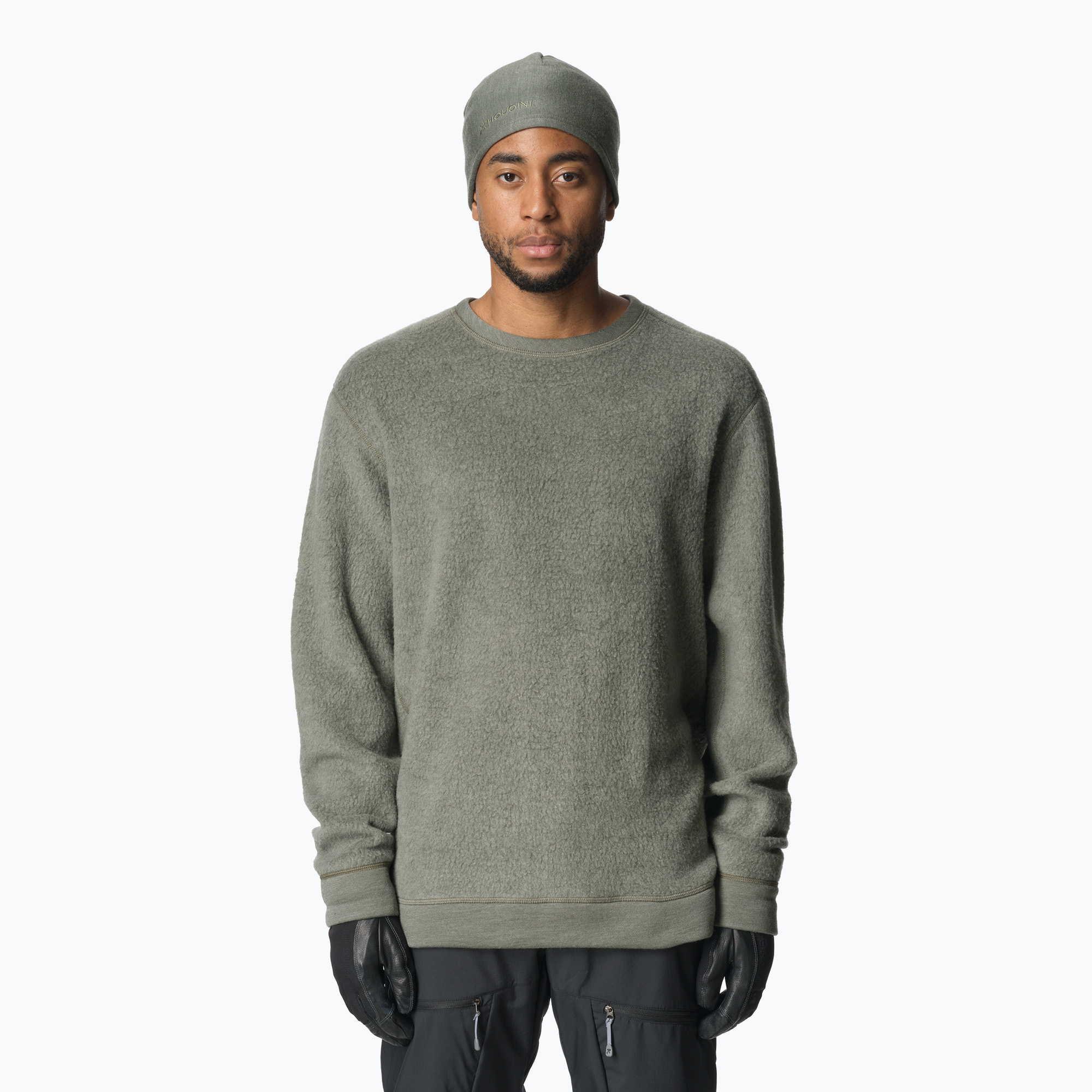 Bluza męska Houdini Alto Wool Crew sage green | WYSYŁKA W 24H | 30 DNI NA ZWROT