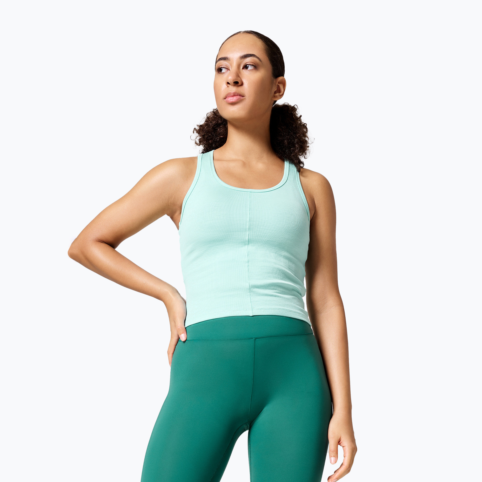 Tank top treningowy damski Casall Delight Scoop Neck pastel mint | WYSYŁKA W 24H | 30 DNI NA ZWROT