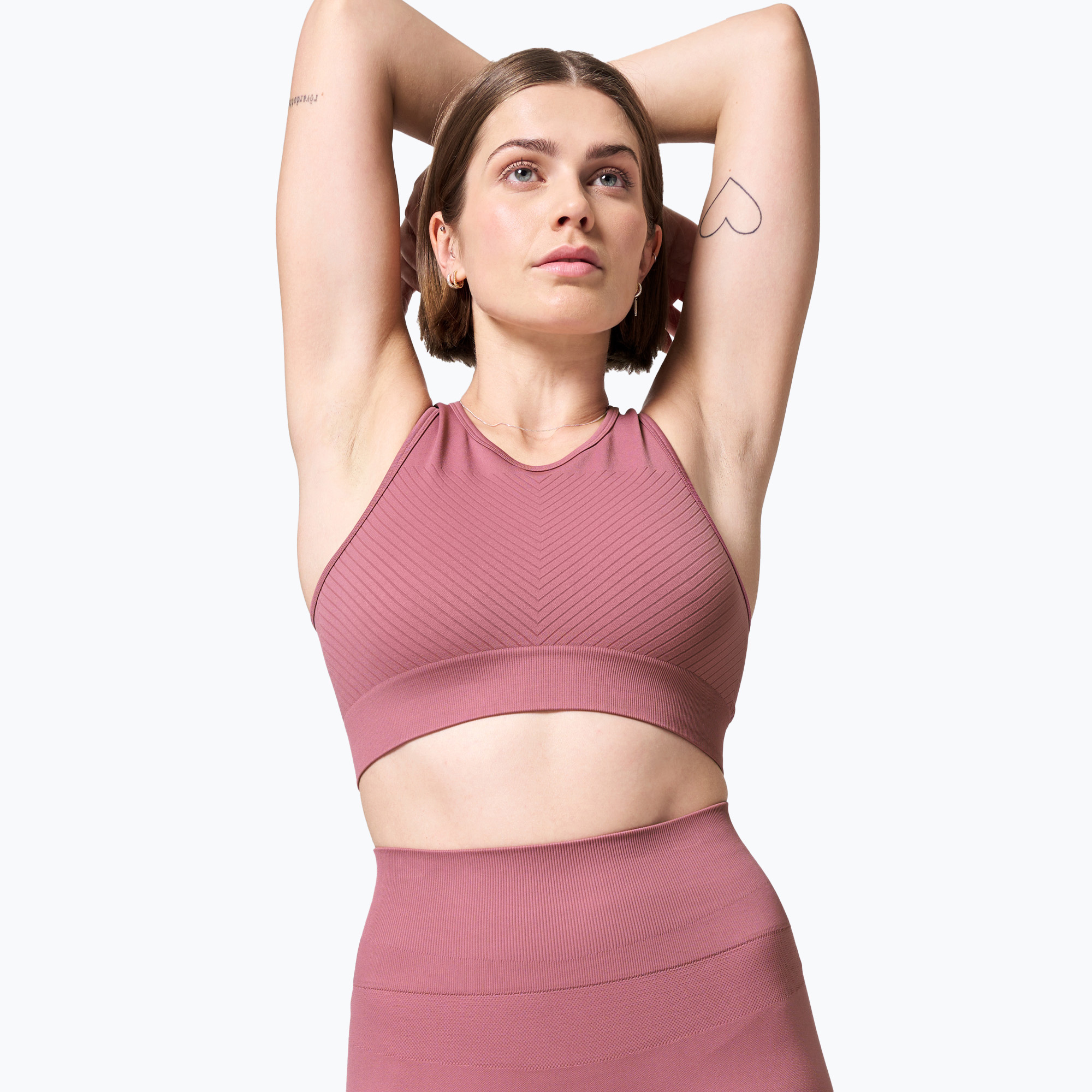 Top treningowy damski Casall Essential Block Seamless Sport mineral pink | WYSYŁKA W 24H | 30 DNI NA ZWROT