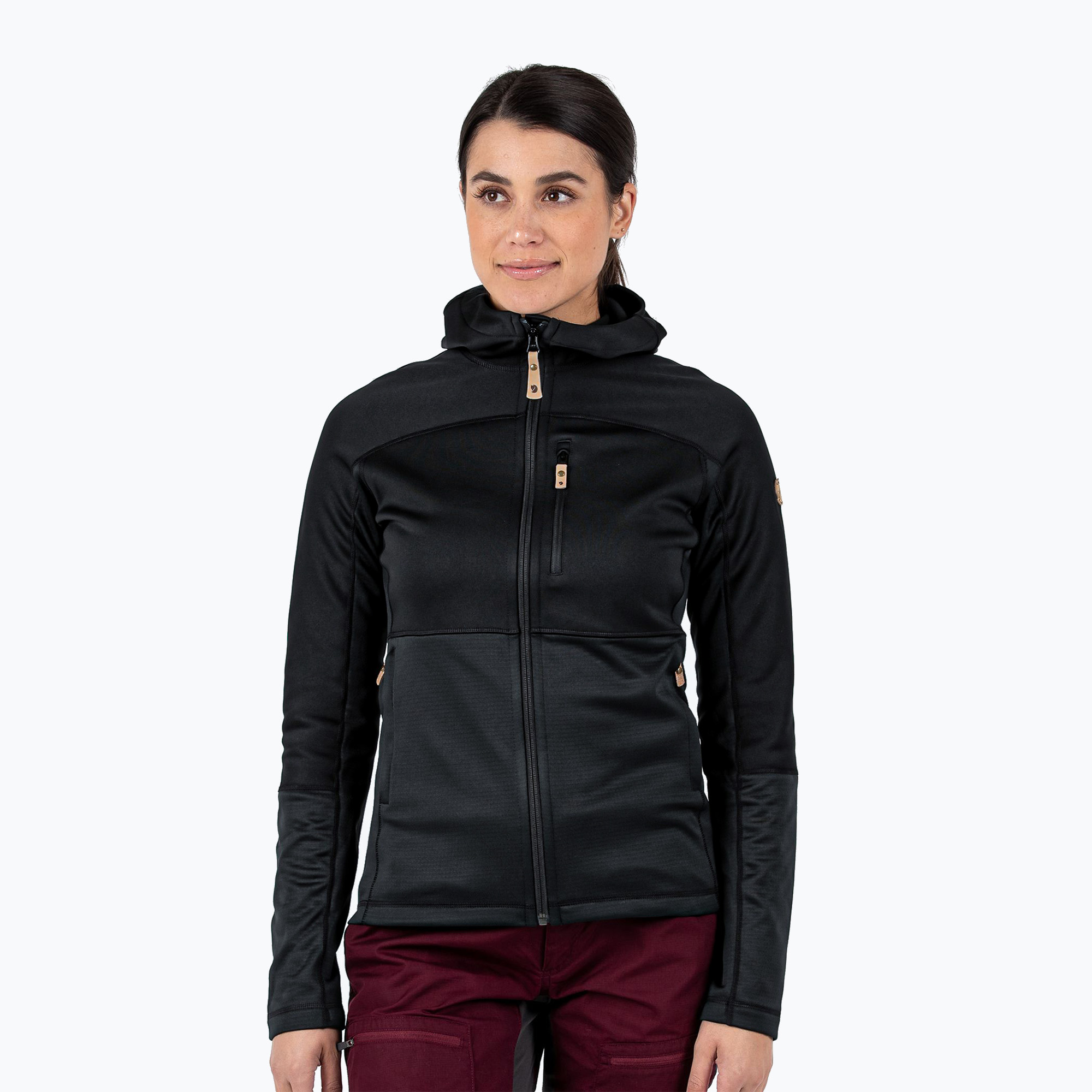 Bluza trekkingowa damska Fjällräven Abisko Trail Fleece black | WYSYŁKA W 24H | 30 DNI NA ZWROT