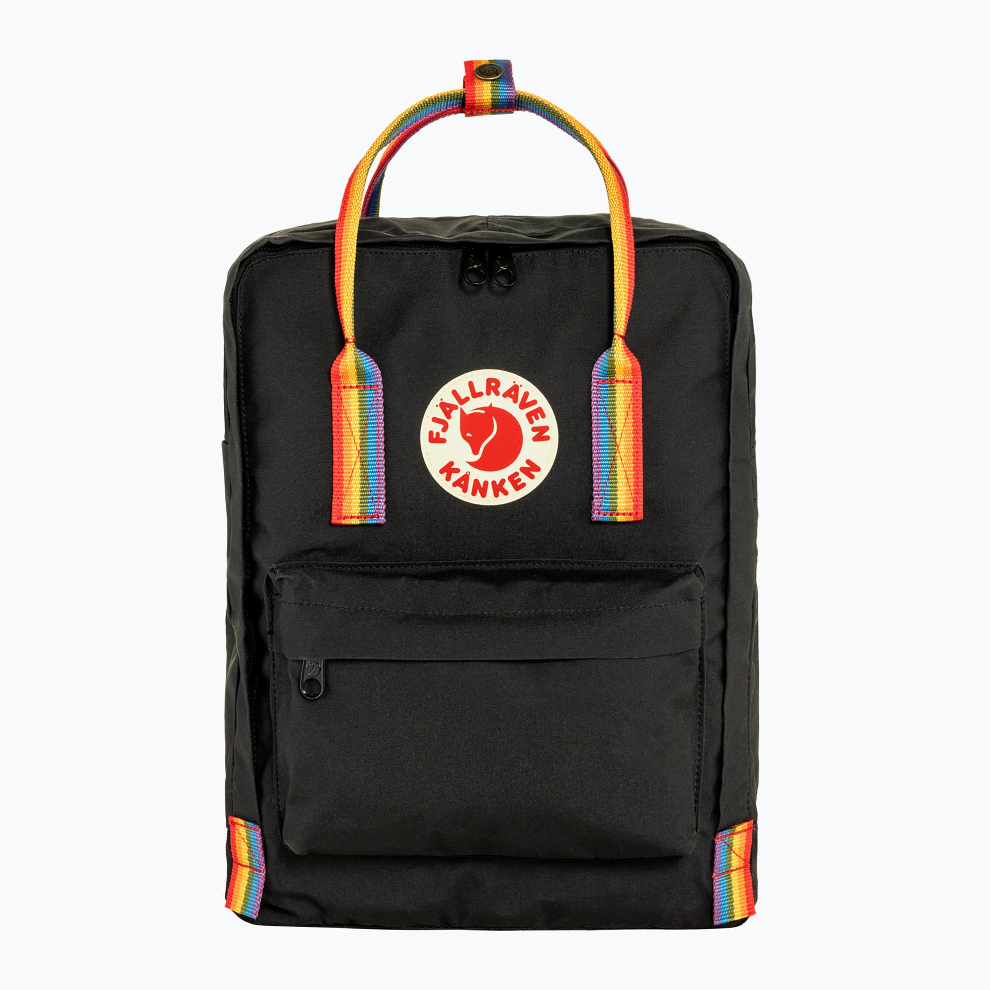 Plecak miejski Fjällräven Kanken Rainbow 16 l black/ rainbow pattern | WYSYŁKA W 24H | 30 DNI NA ZWROT