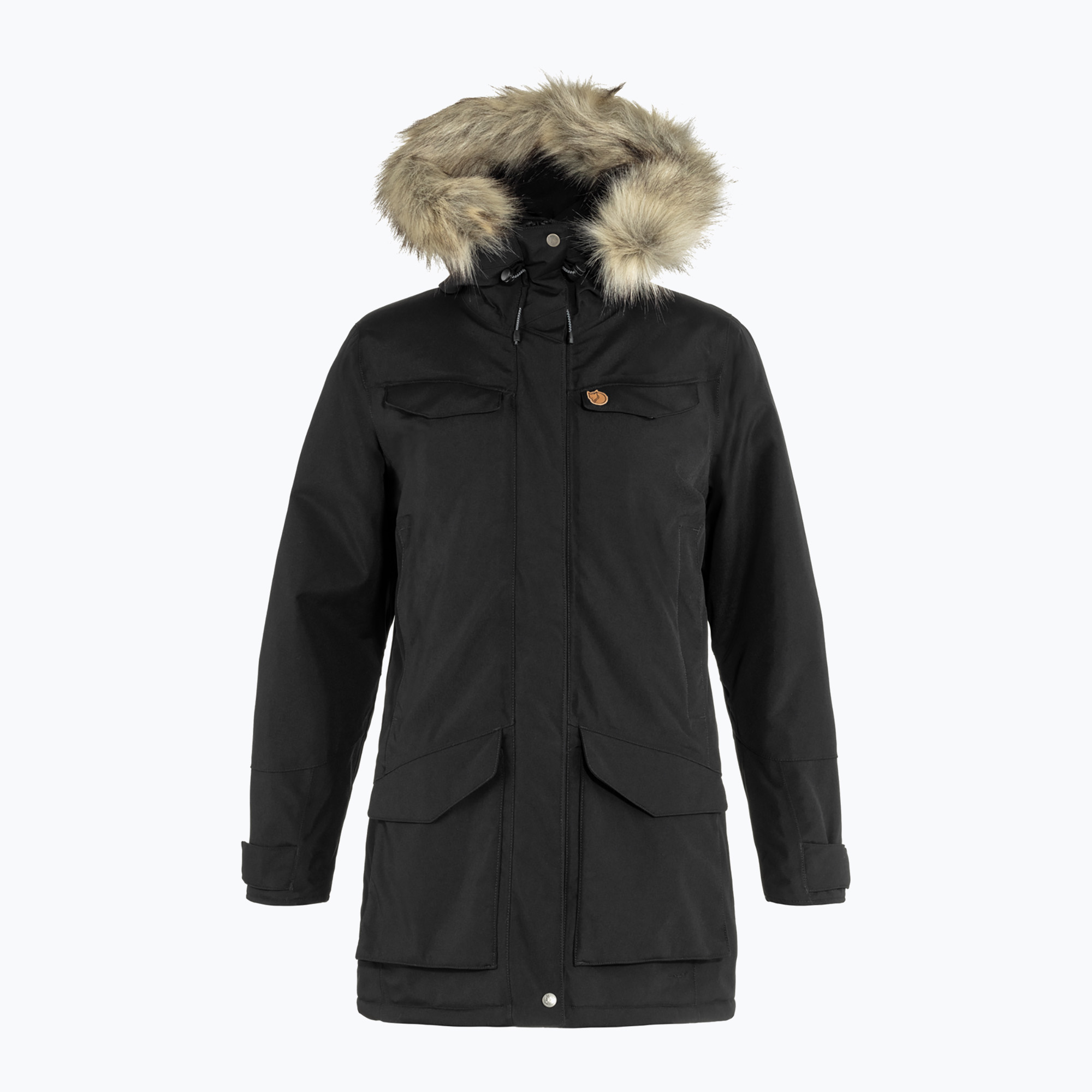 Kurtka damska Fjällräven Nuuk Parka black | WYSYŁKA W 24H | 30 DNI NA ZWROT