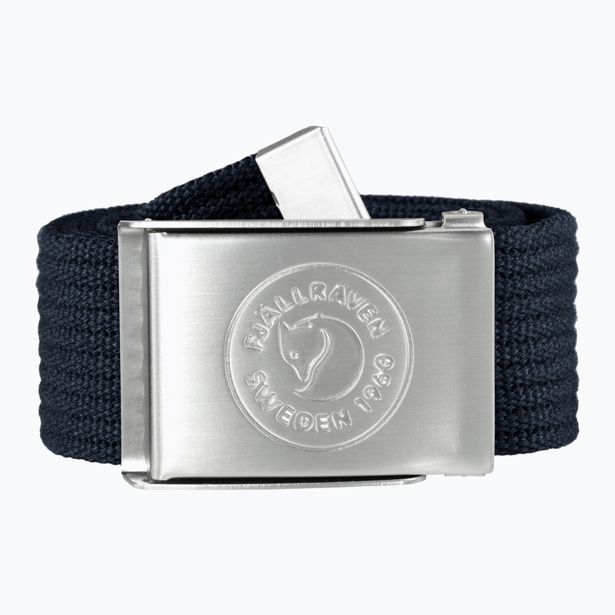 Zdjęcia - Odzież trekkingowa FjallRaven Pasek do spodni Fjällräven 1960 Logo Belt dark navy | WYSYŁKA W 24H | 30 DNI NA ZWROT 