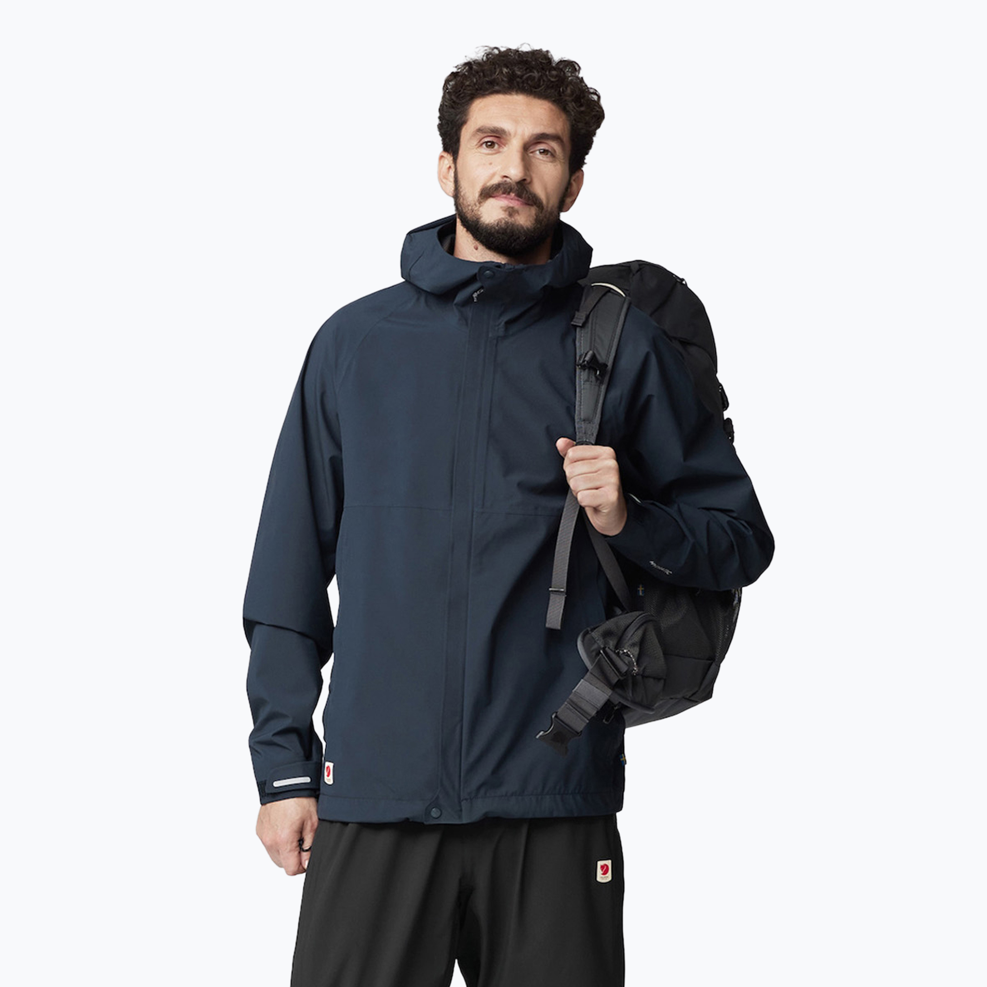 Kurtka przeciwdeszczowa męska Fjällräven HC Hydratic Trail dark navy | WYSYŁKA W 24H | 30 DNI NA ZWROT