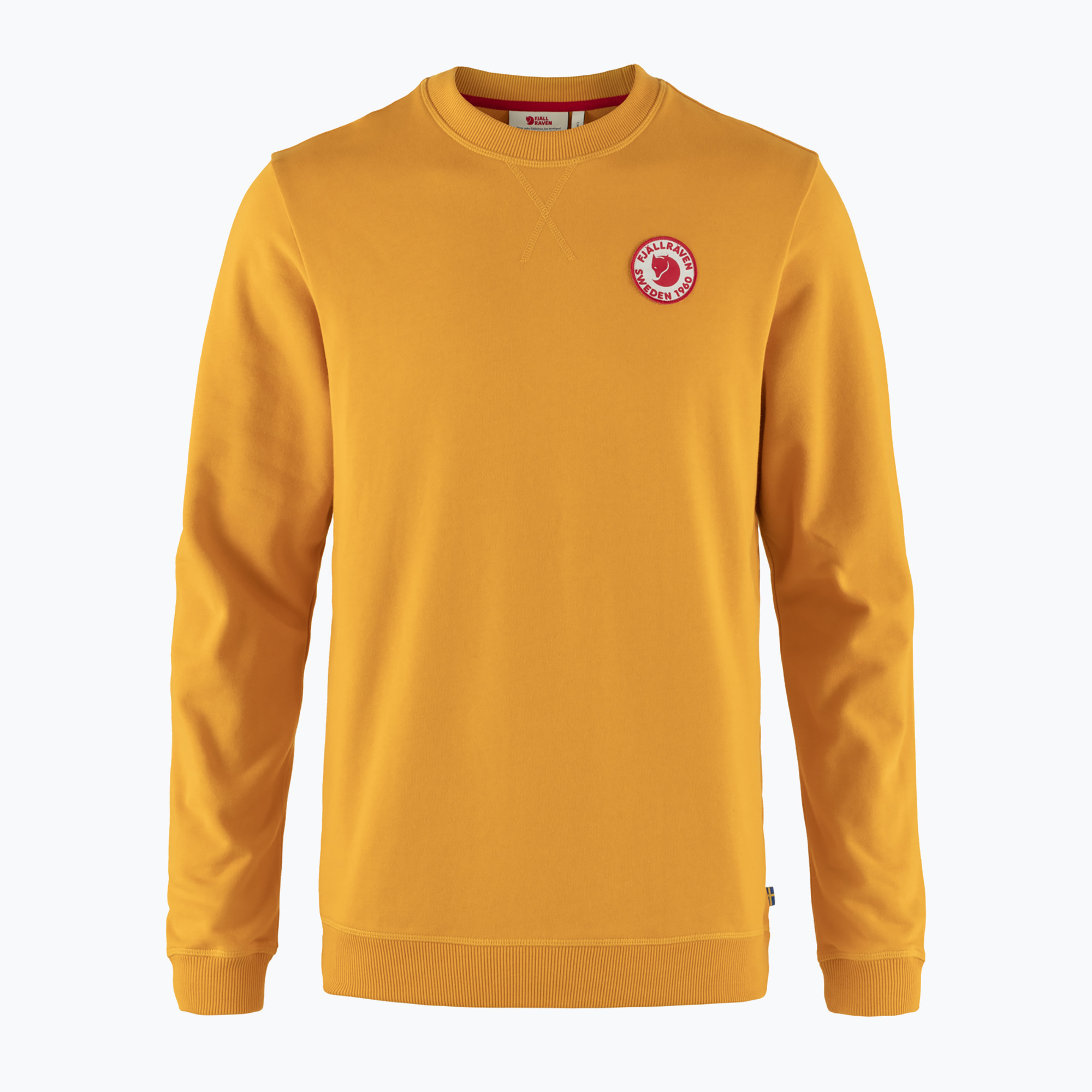 Bluza męska Fjällräven 1960 Logo Badge Sweater mustard yellow | WYSYŁKA W 24H | 30 DNI NA ZWROT