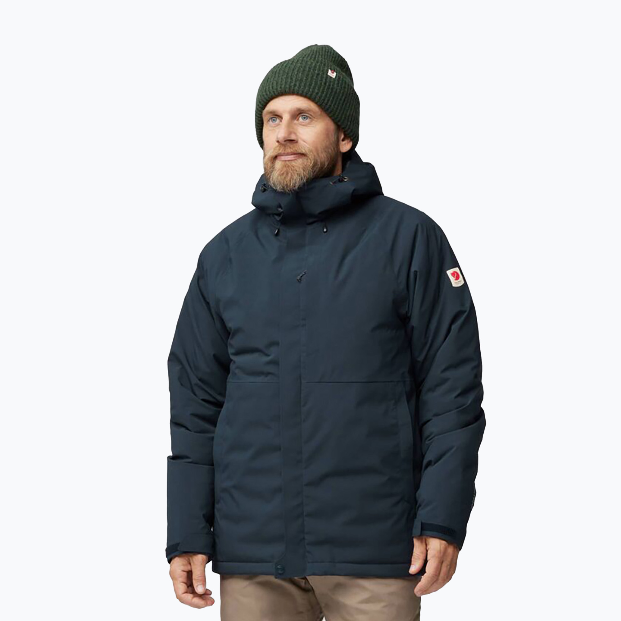 Kurtka przeciwdeszczowa męska Fjällräven HC Hydratic Padded Trail dark navy | WYSYŁKA W 24H | 30 DNI NA ZWROT