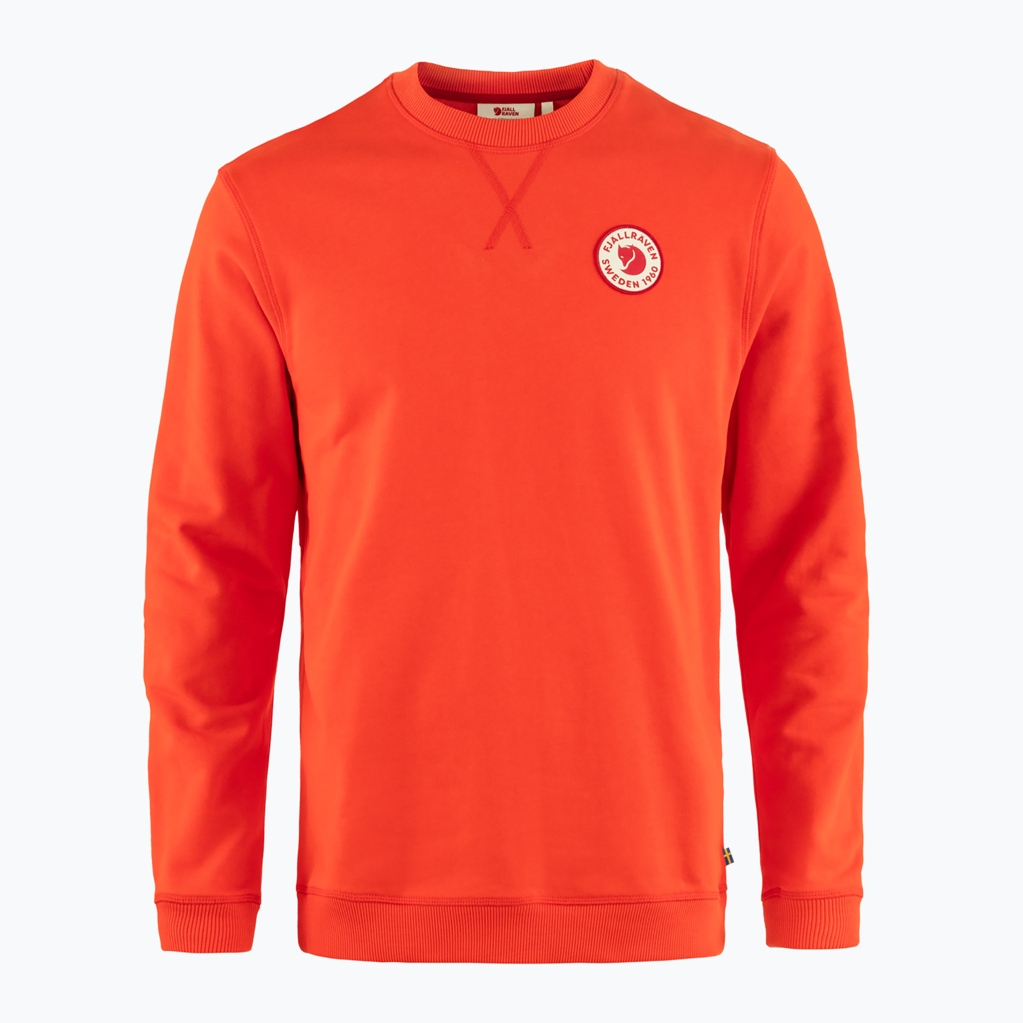 Bluza męska Fjällräven 1960 Logo Badge Sweater flame orange | WYSYŁKA W 24H | 30 DNI NA ZWROT