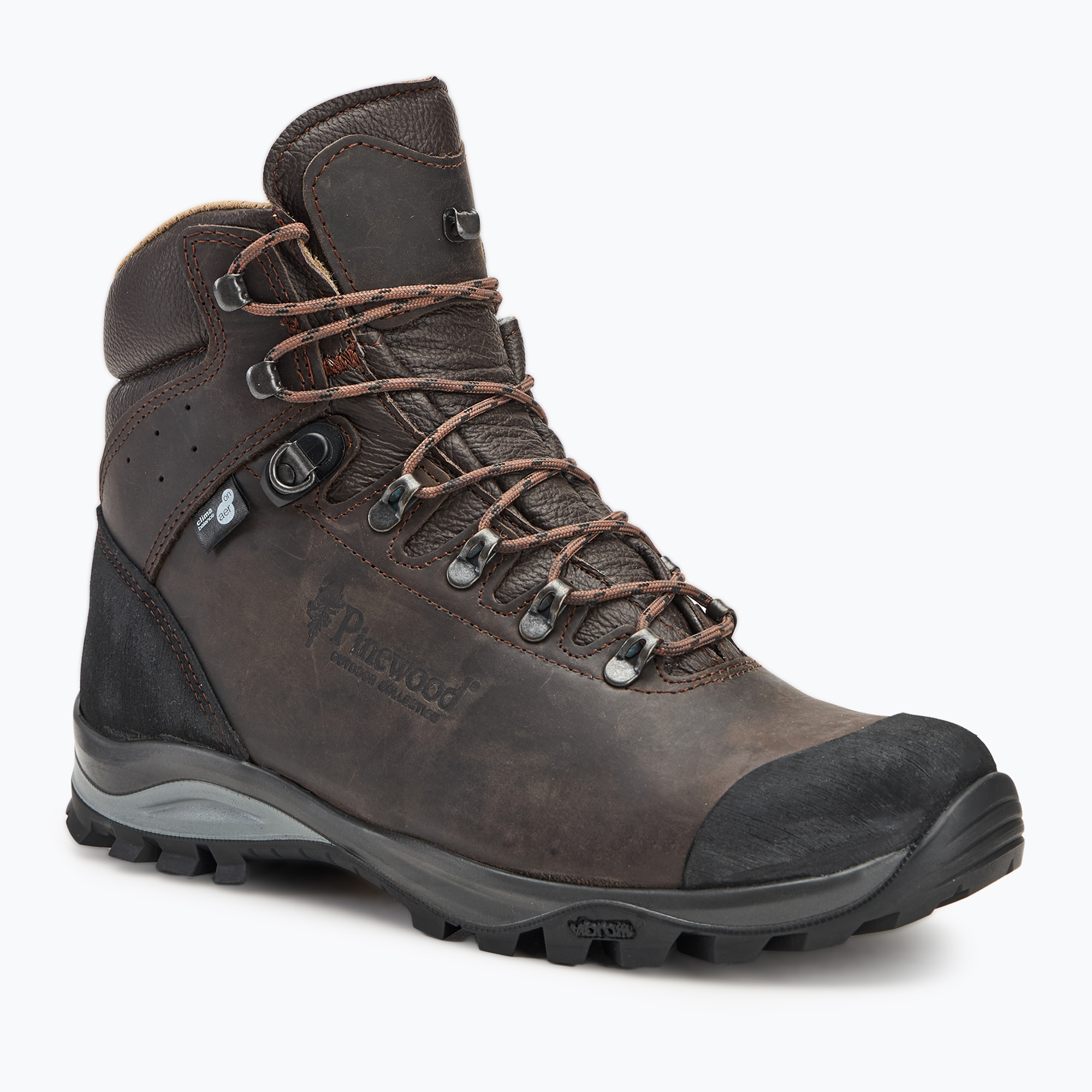 Buty turystyczne męskie Pinewood Mid Hunting & Hiking Boot brown | WYSYŁKA W 24H | 30 DNI NA ZWROT