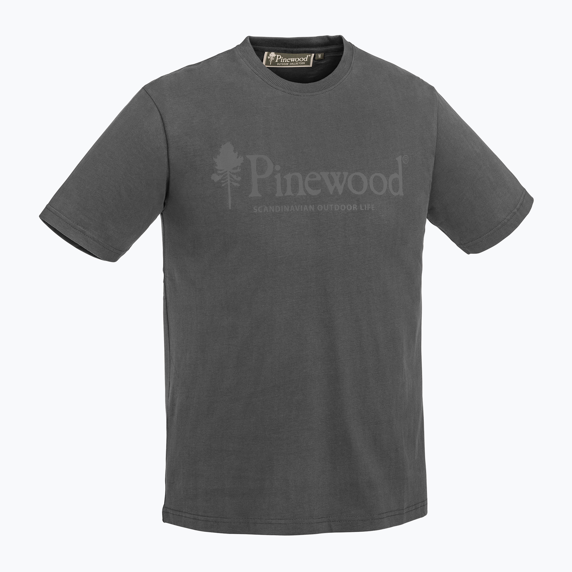 Koszulka męska Pinewood Outdoor Life d.anthracite 