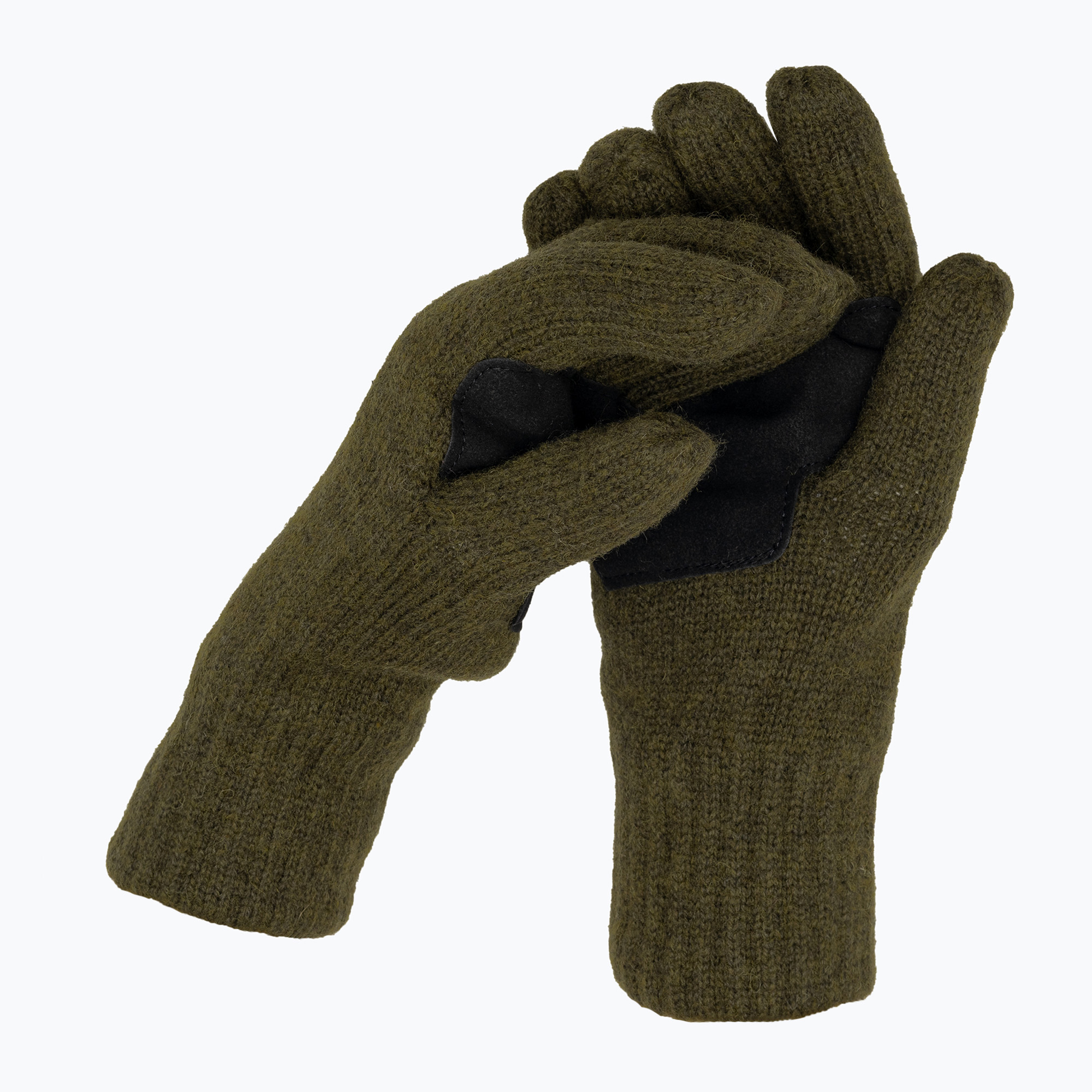 Rękawiczki trekkingowe Pinewood Knitted Wool mossgreen mel | WYSYŁKA W 24H | 30 DNI NA ZWROT