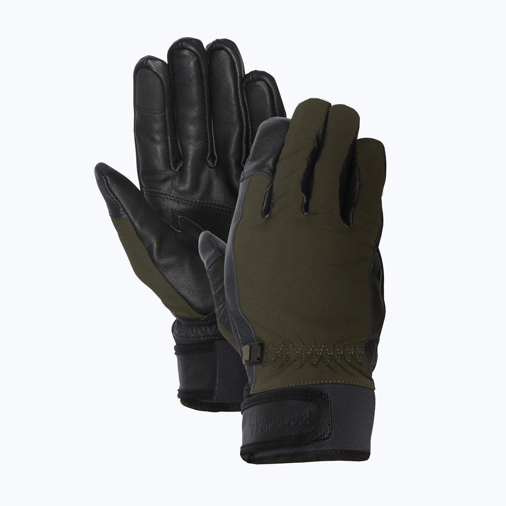 Rękawiczki trekkingowe męskie Pinewood Furudal Hunters Glove mossgreen / black | WYSYŁKA W 24H | 30 DNI NA ZWROT