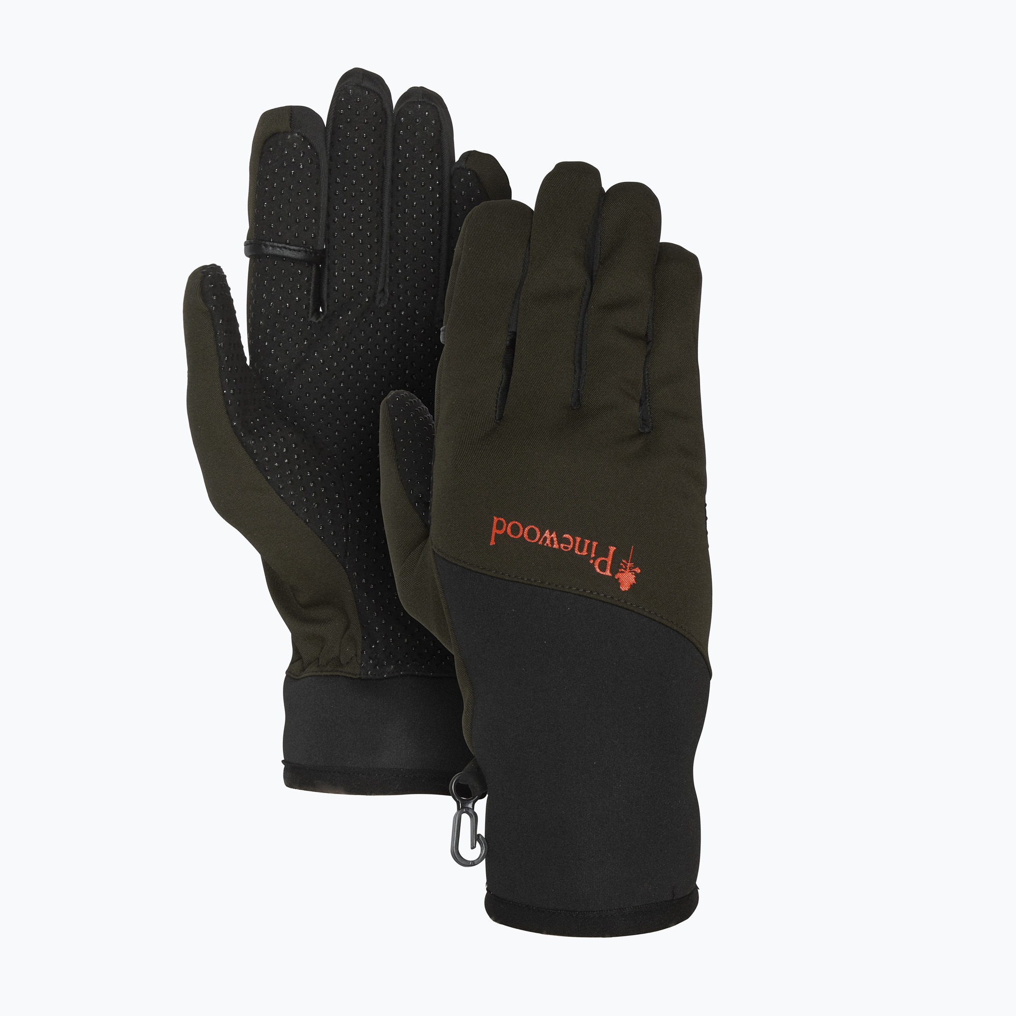 Rękawiczki trekkingowe męskie Pinewood Hunters Neoprene mossgreen / black | WYSYŁKA W 24H | 30 DNI NA ZWROT