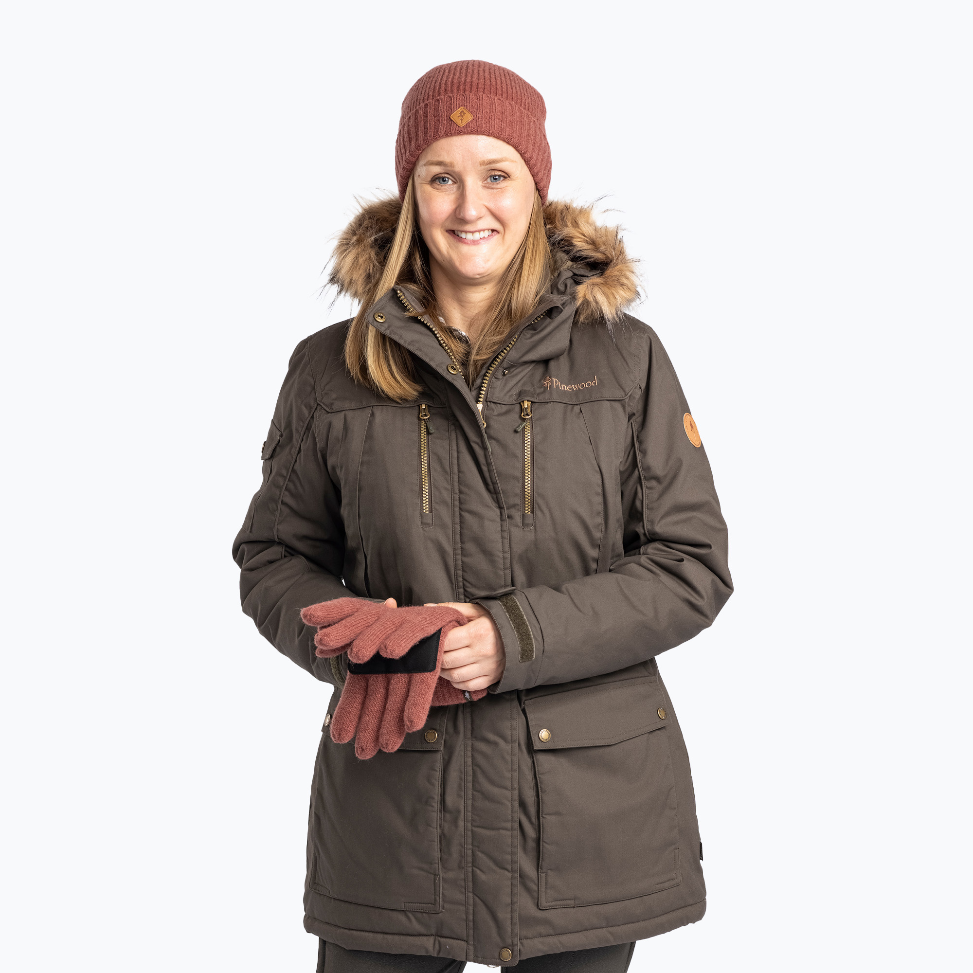 Kurtka zimowa damska Pinewood Finnveden Winter Parka d.olive | WYSYŁKA W 24H | 30 DNI NA ZWROT