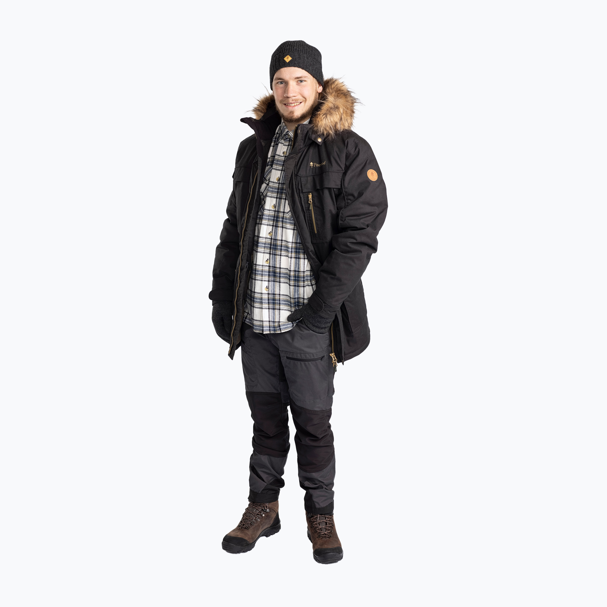 Kurtka zimowa męska Pinewood Finnveden Winter Parka black | WYSYŁKA W 24H | 30 DNI NA ZWROT