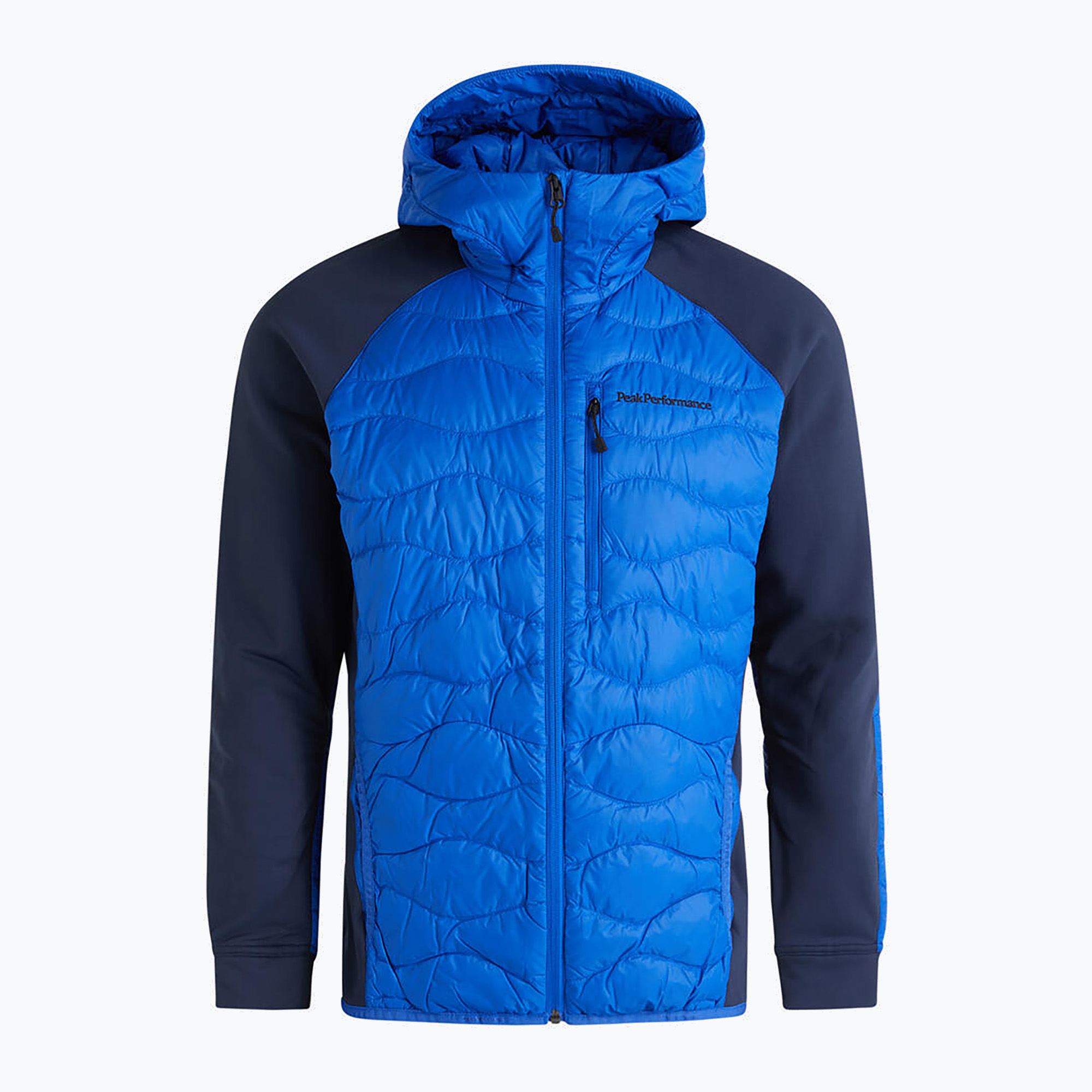 Kurtka hybrydowa męska Peak Performance Helium Down Hybrid Hood island blue | WYSYŁKA W 24H | 30 DNI NA ZWROT