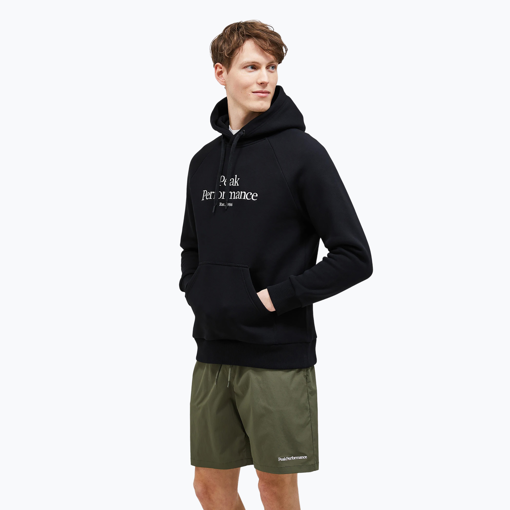 Bluza męska Peak Performance Original Hood black | WYSYŁKA W 24H | 30 DNI NA ZWROT