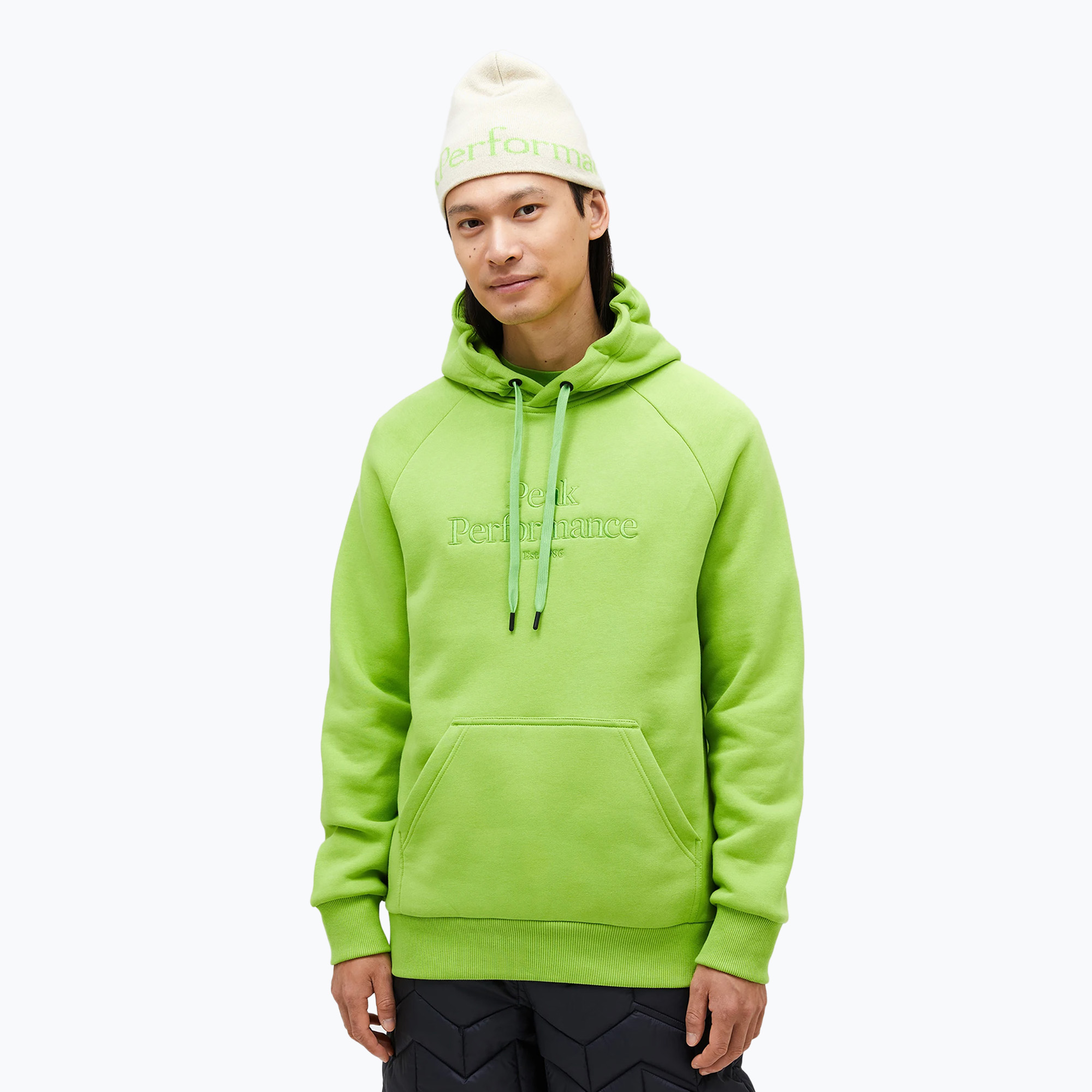 Bluza męska Peak Performance Original Hood stand out green | WYSYŁKA W 24H | 30 DNI NA ZWROT