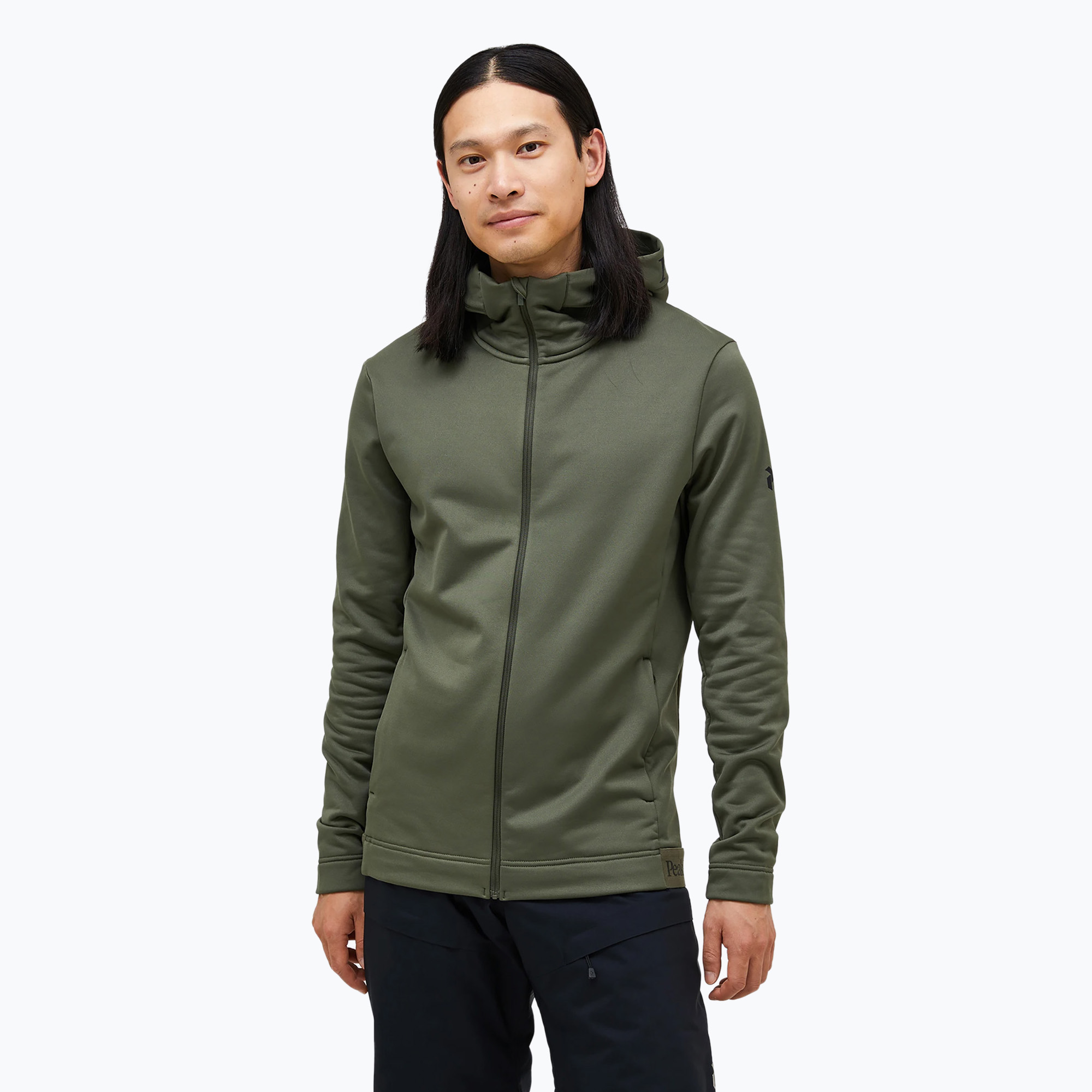 Bluza męska Peak Performance Rider Tech Zip Hood pine needle | WYSYŁKA W 24H | 30 DNI NA ZWROT