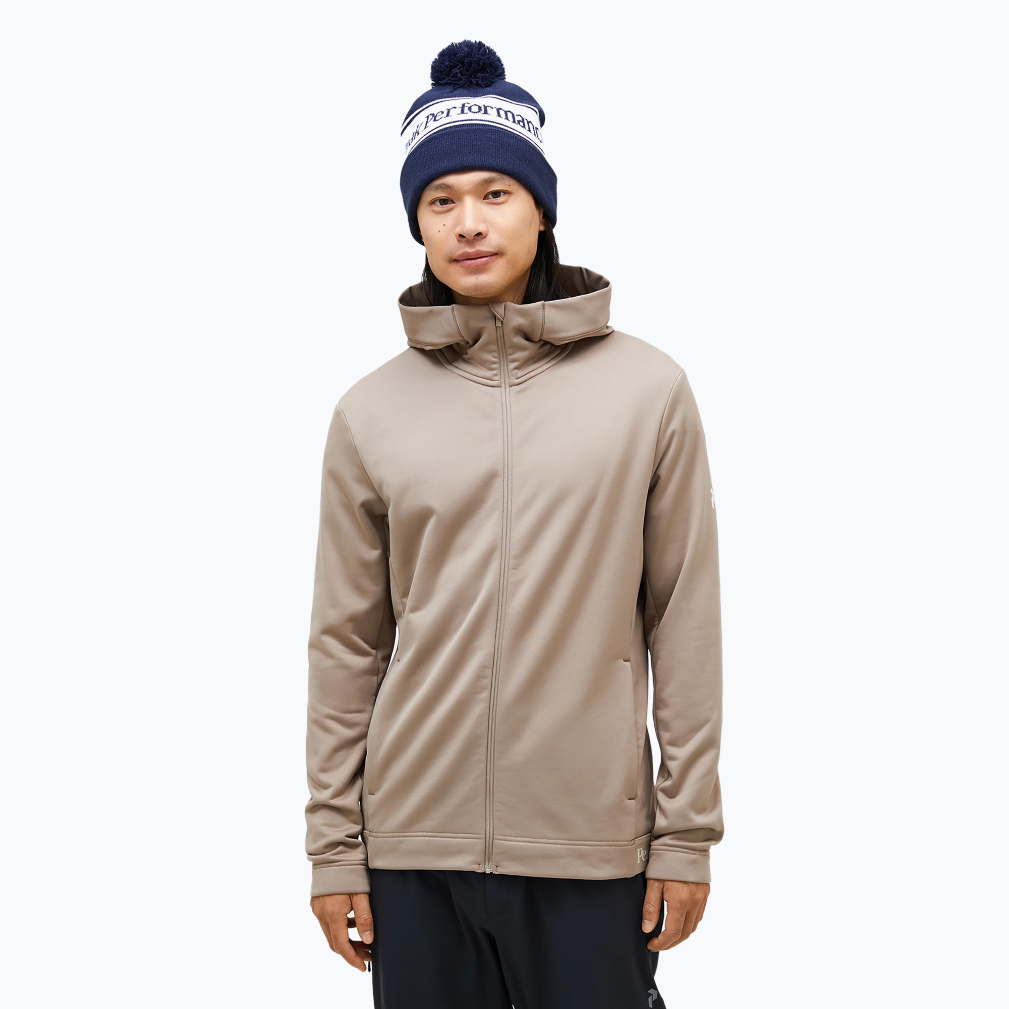 Bluza męska Peak Performance Rider Tech Zip Hood avid beige | WYSYŁKA W 24H | 30 DNI NA ZWROT