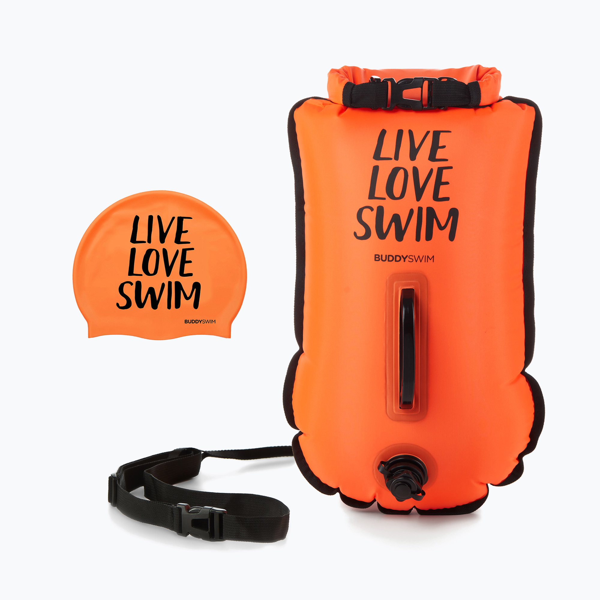 Bojka asekuracyjna BuddySwim LLS Dry Bag 20 l orange | WYSYŁKA W 24H | 30 DNI NA ZWROT