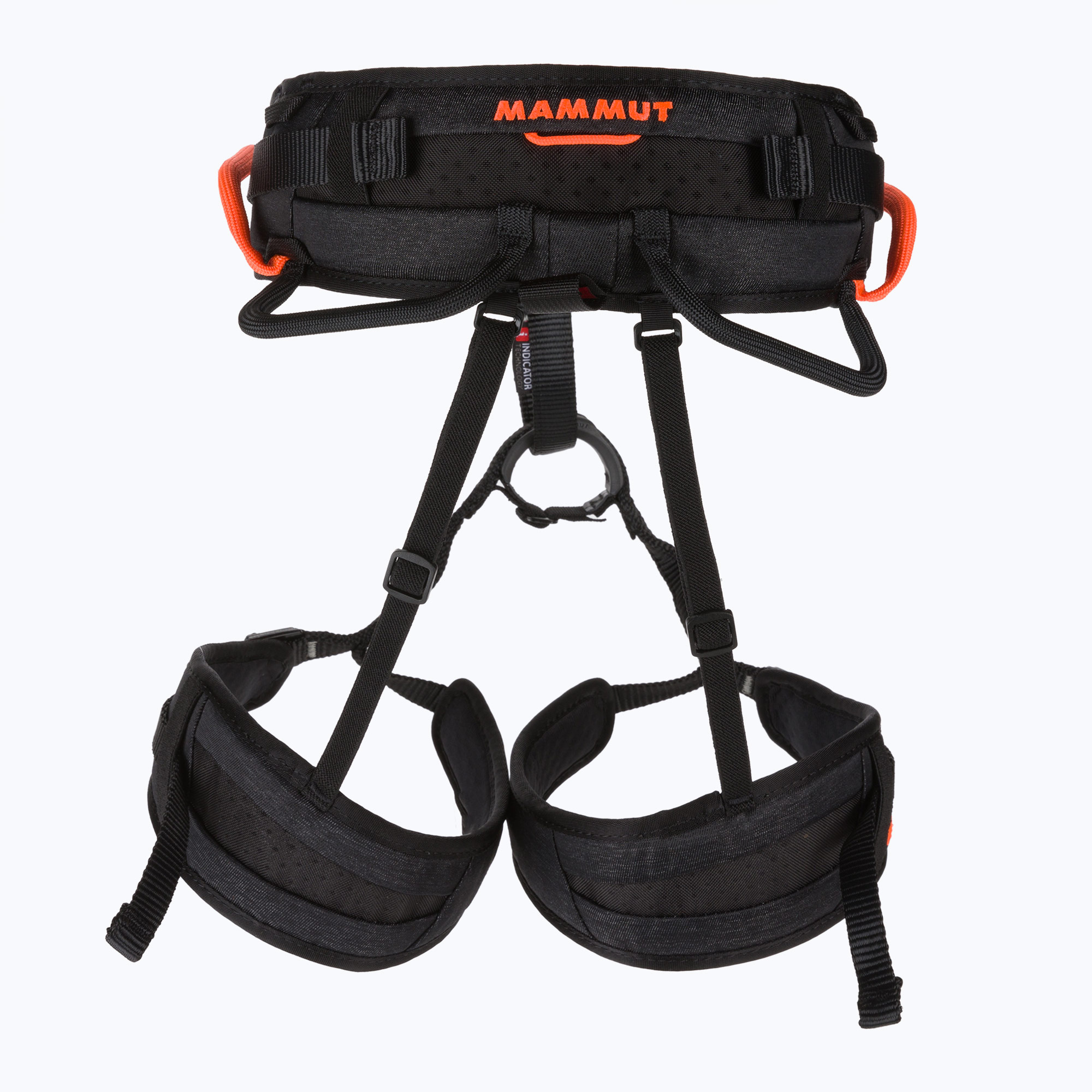 Uprząż wspinaczkowa Mammut Ophir 4 Slide black/safety orange 