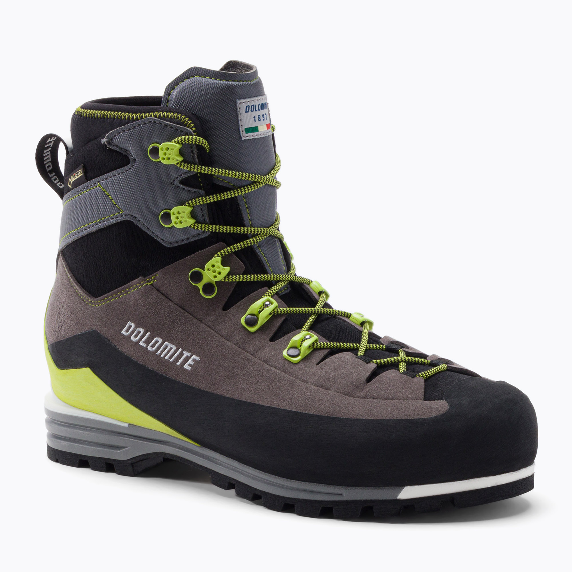 Zdjęcia - Buty trekkingowe Dolomite Buty wysokogórskie męskie  Miage GTX anthracite/lime green | WYSYŁ 