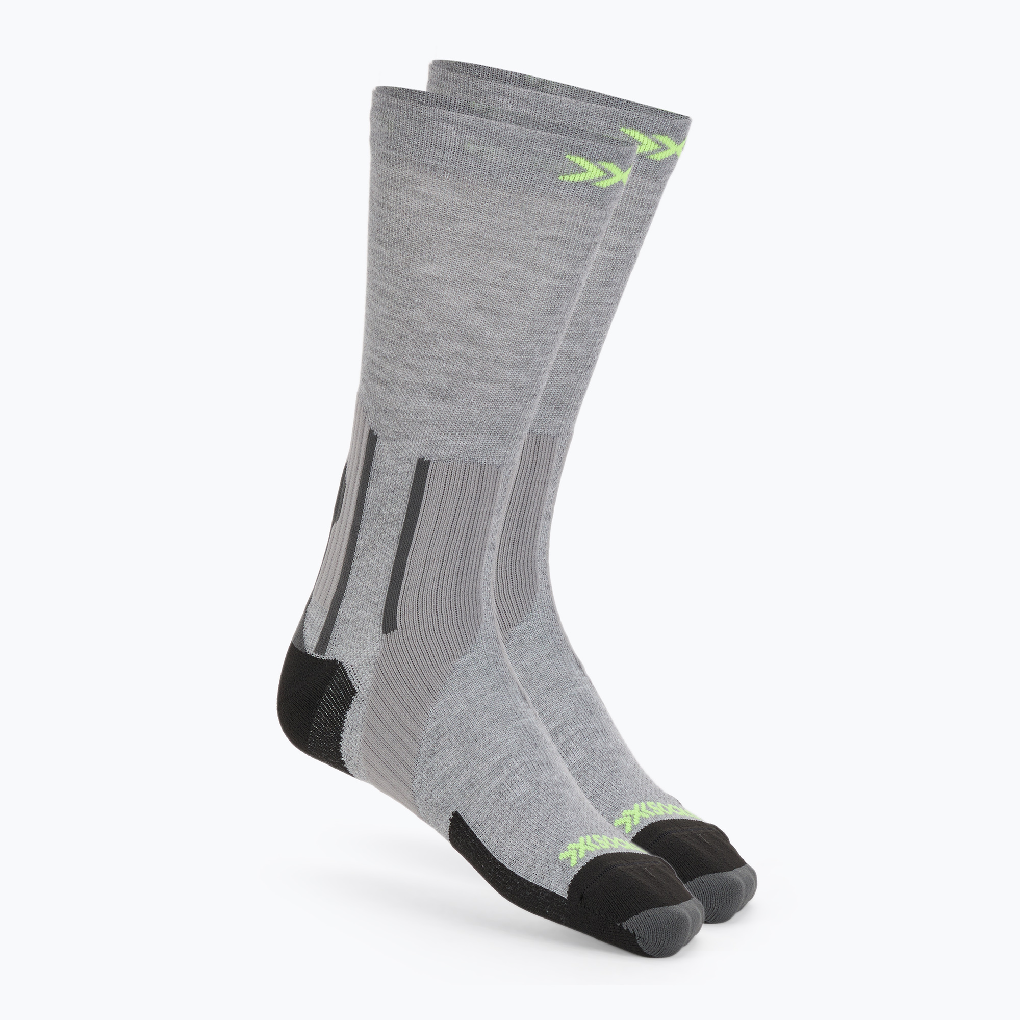 Skarpety X-Socks Run Perform Warm Crew rhino grey/canary | WYSYŁKA W 24H | 30 DNI NA ZWROT