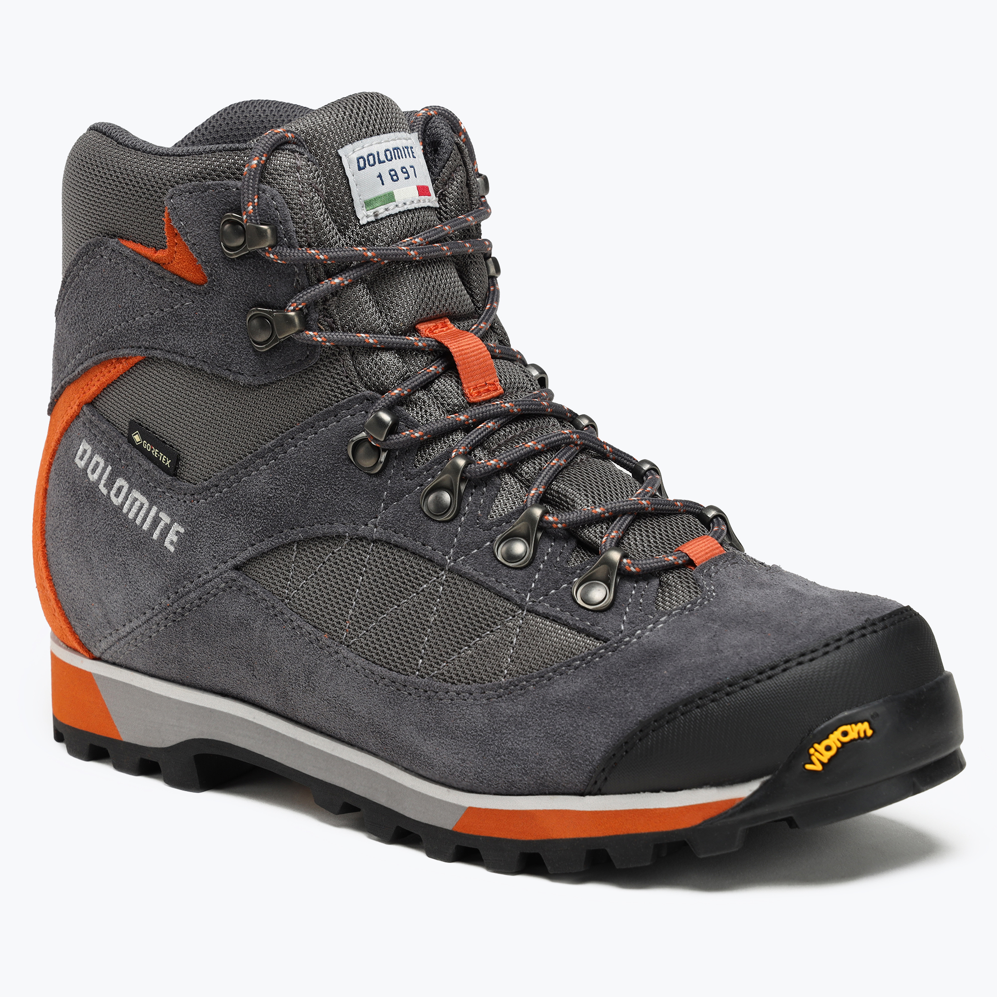 Buty trekkingowe męskie Dolomite Zernez GTX asphalt grey/burnt orange | WYSYŁKA W 24H | 30 DNI NA ZWROT