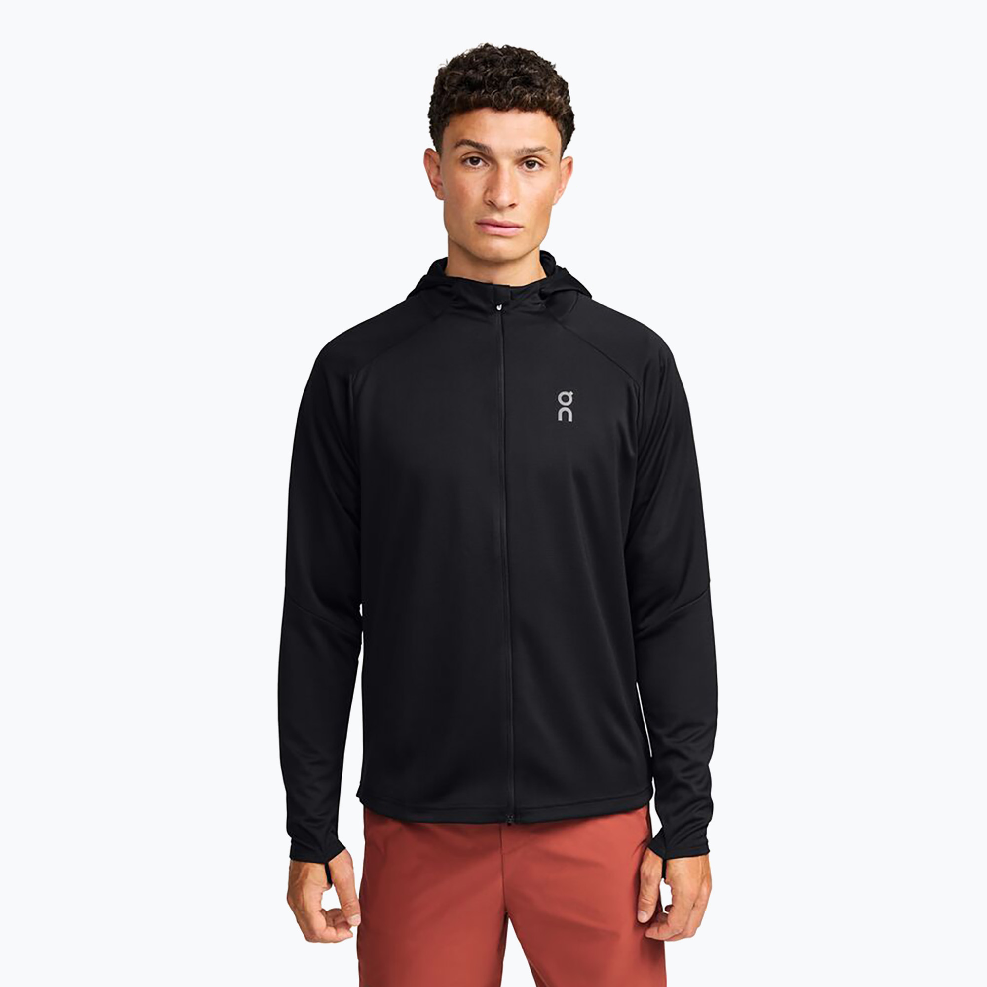 Bluza do biegania męska On Running Climate Zip Hoodie black | WYSYŁKA W 24H | 30 DNI NA ZWROT