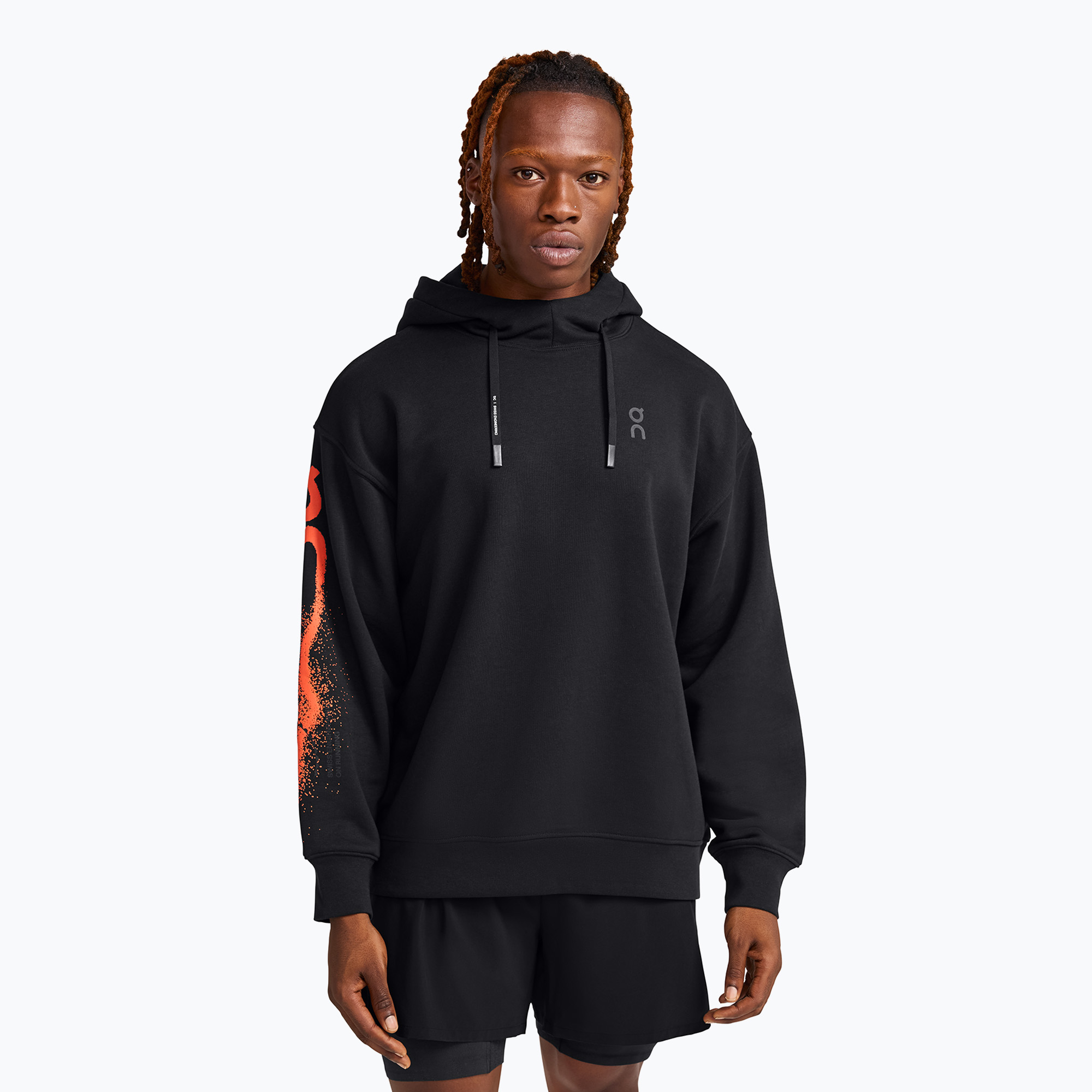 Bluza do biegania męska On Running Club Hoodie Cloud black | WYSYŁKA W 24H | 30 DNI NA ZWROT