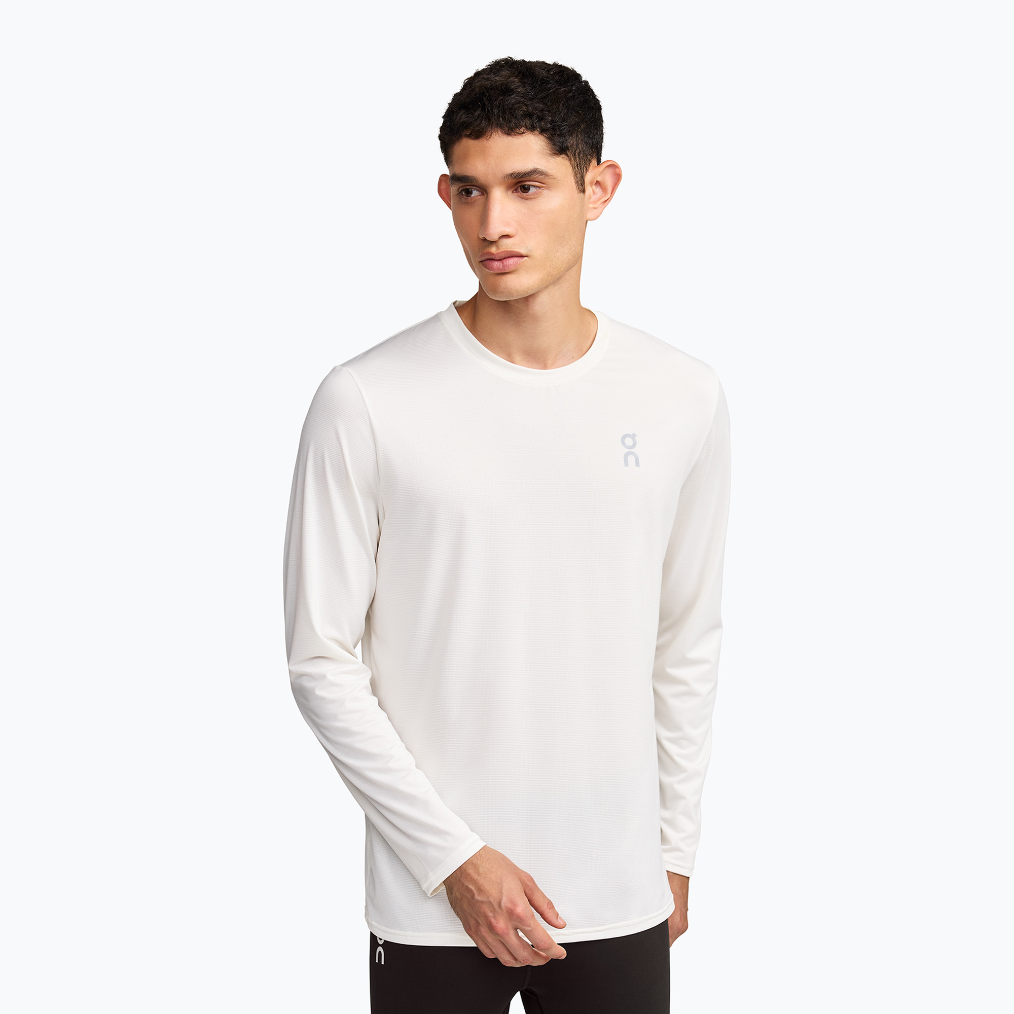 Longsleeve do biegania męski On Running Core Long-T undyed-white 