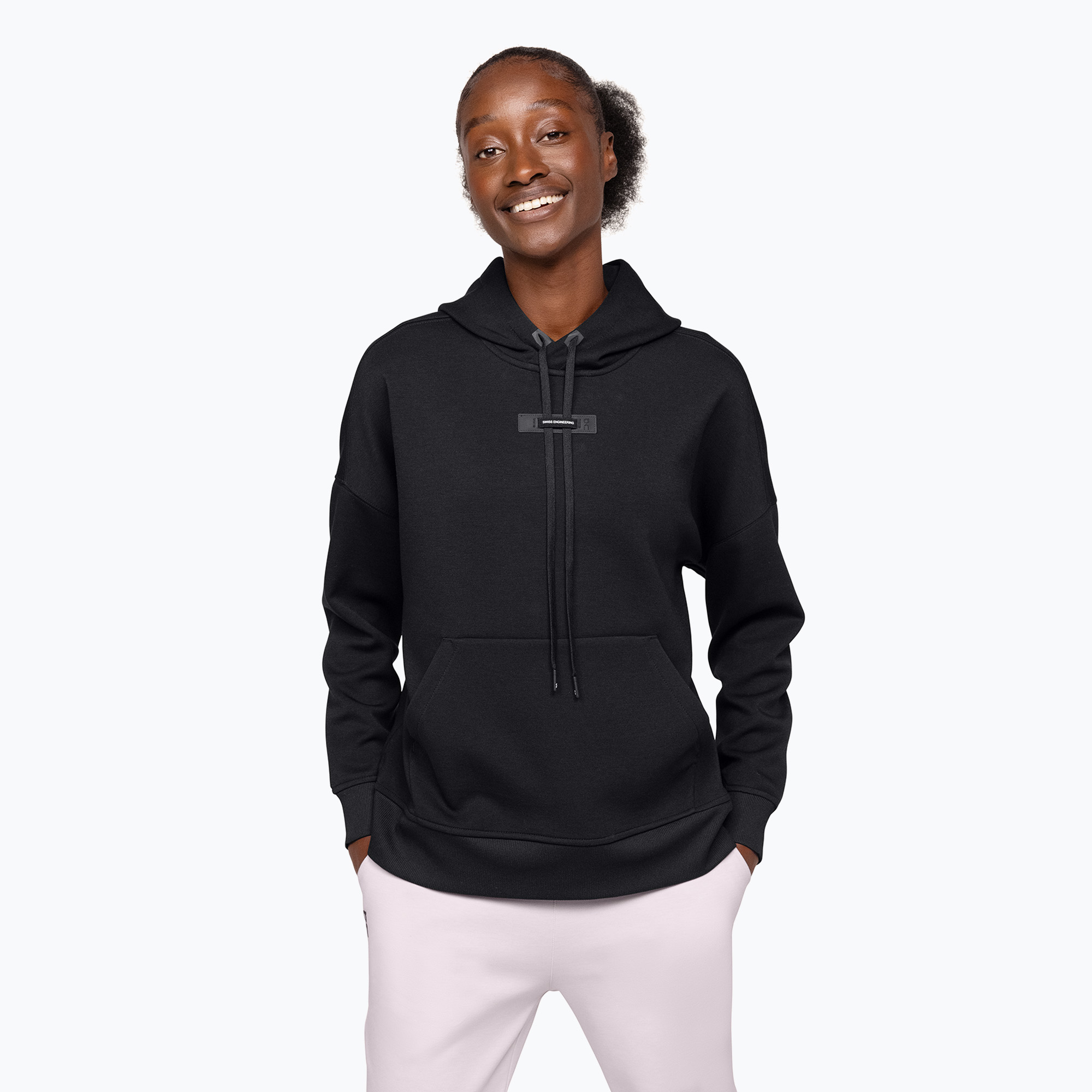 Bluza damska On Running Hoodie black | WYSYŁKA W 24H | 30 DNI NA ZWROT