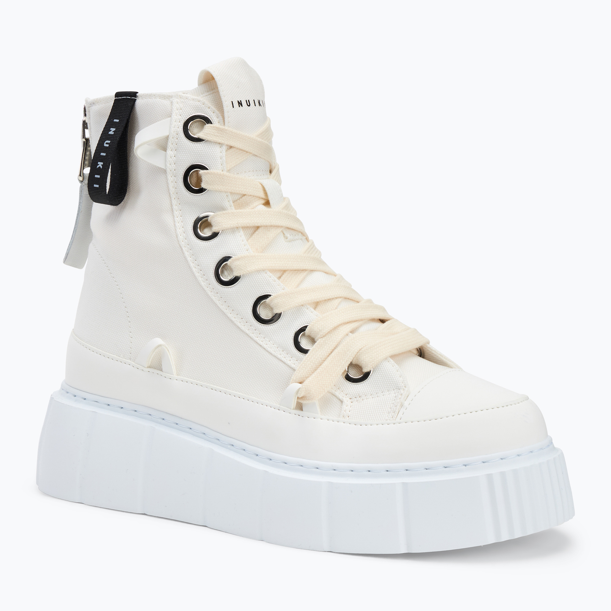 Buty damskie INUIKII Matilda Canvas High white | WYSYŁKA W 24H | 30 DNI NA ZWROT