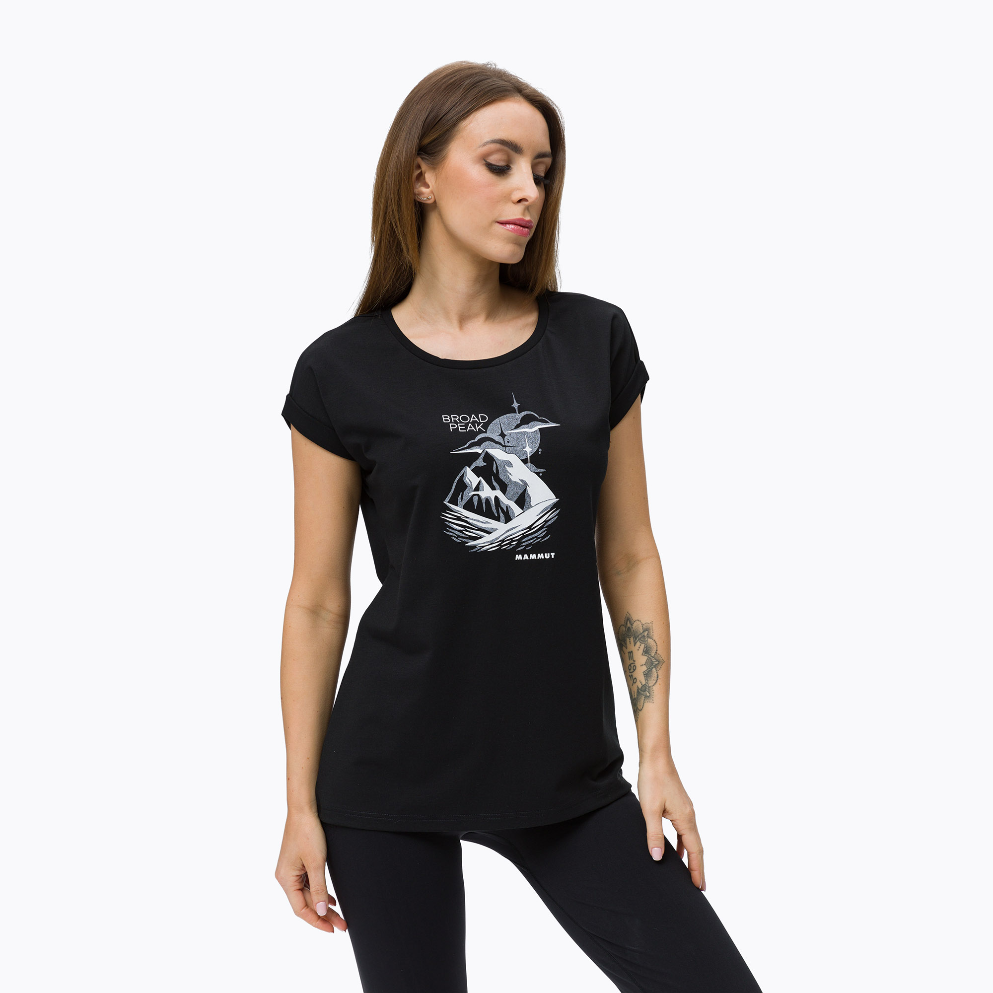 Koszulka trekkingowa damska Mammut Mountain Broad Peak black | WYSYŁKA W 24H | 30 DNI NA ZWROT