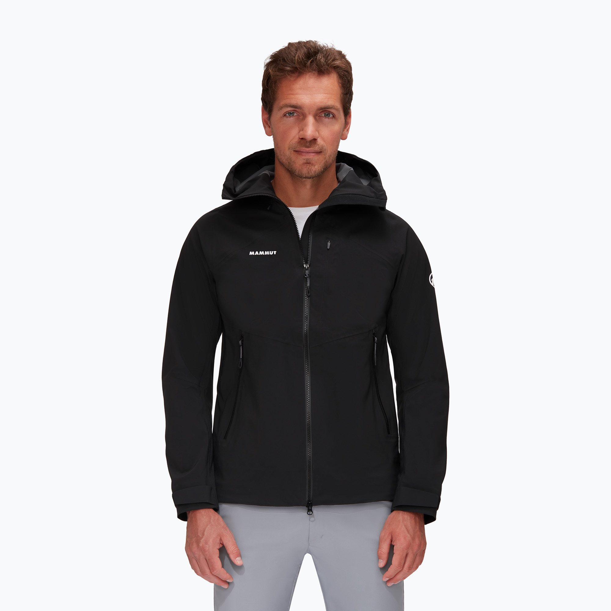 Kurtka przeciwdeszczowa męska Mammut Alto Guide HS Hooded black | WYSYŁKA W 24H | 30 DNI NA ZWROT