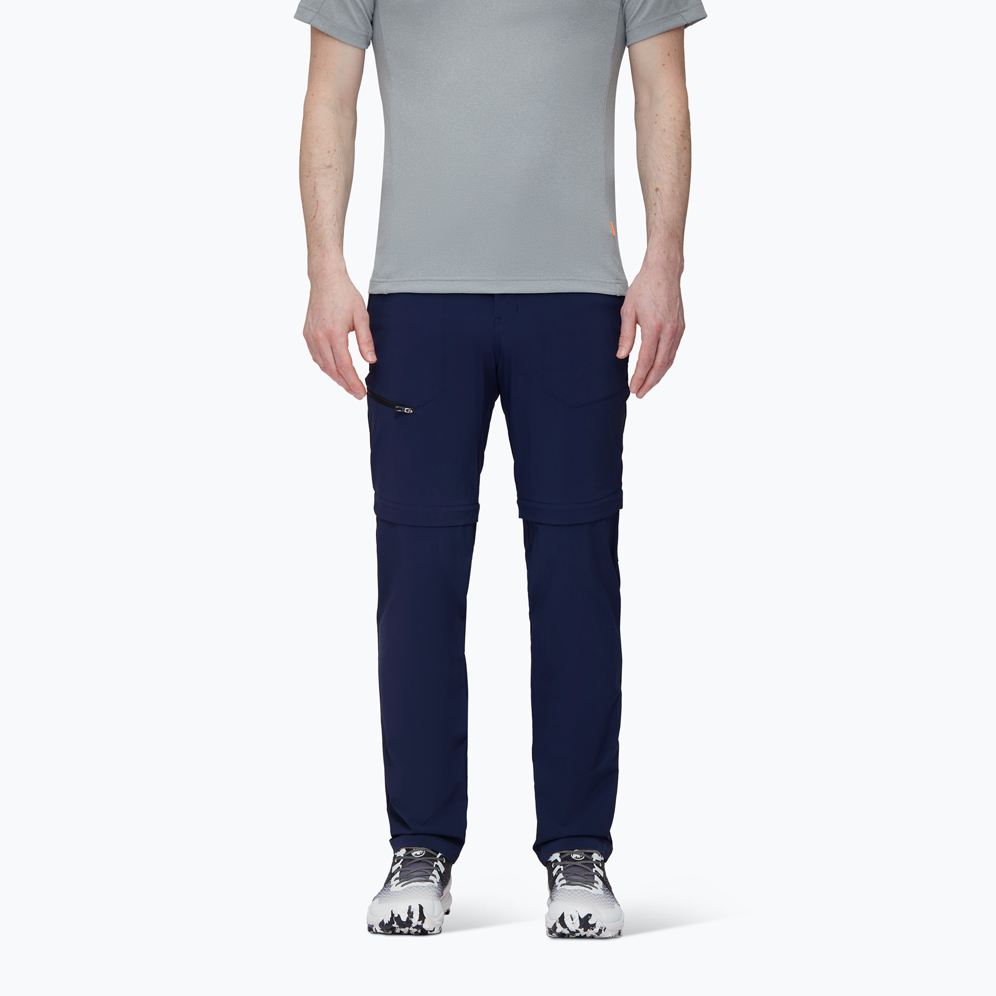 Spodnie trekkingowe męskie Mammut Runbold Zip Off marine 