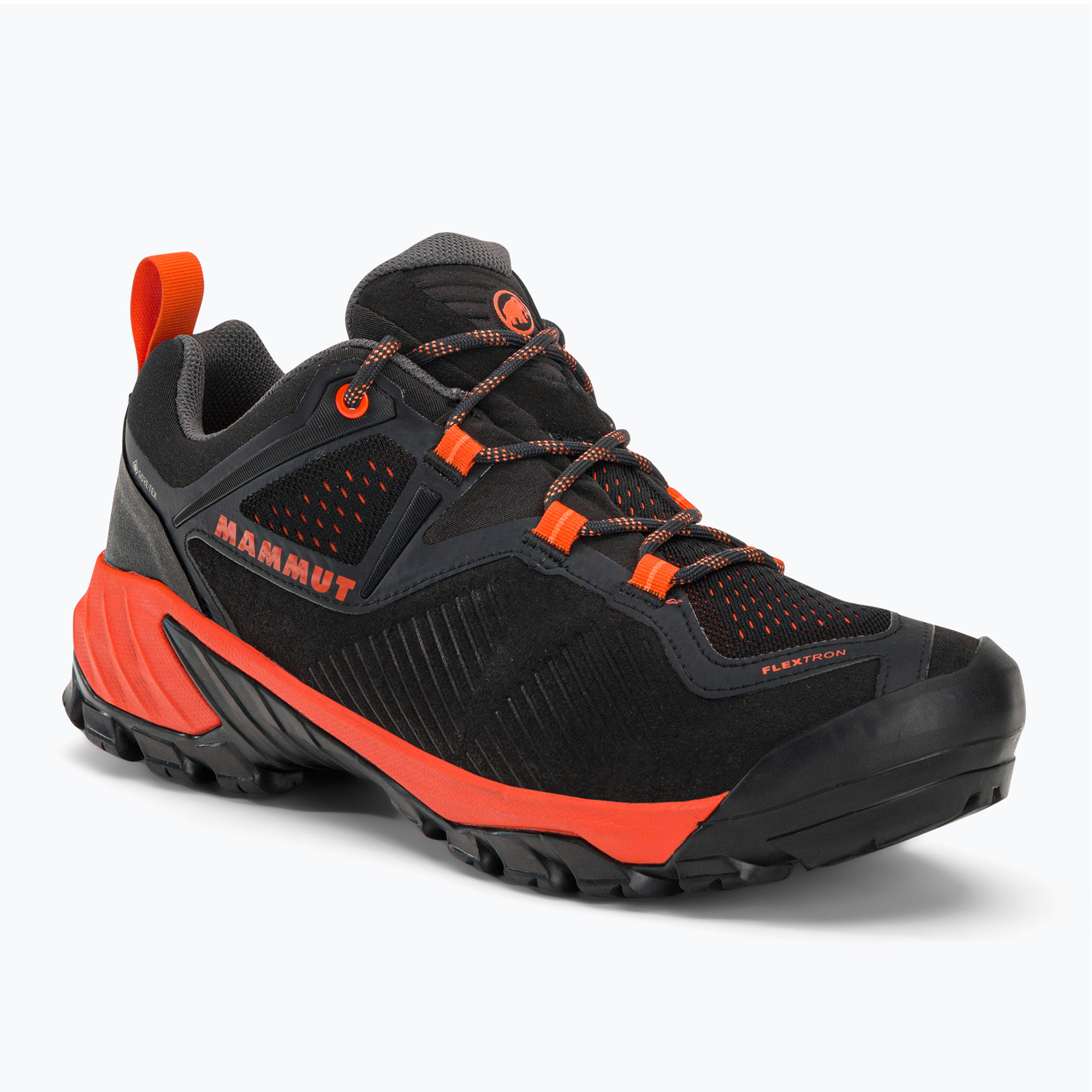 Zdjęcia - Buty trekkingowe Mammut  męskie  Sapuen Low GTX black/hot red | WYSYŁKA W 24 