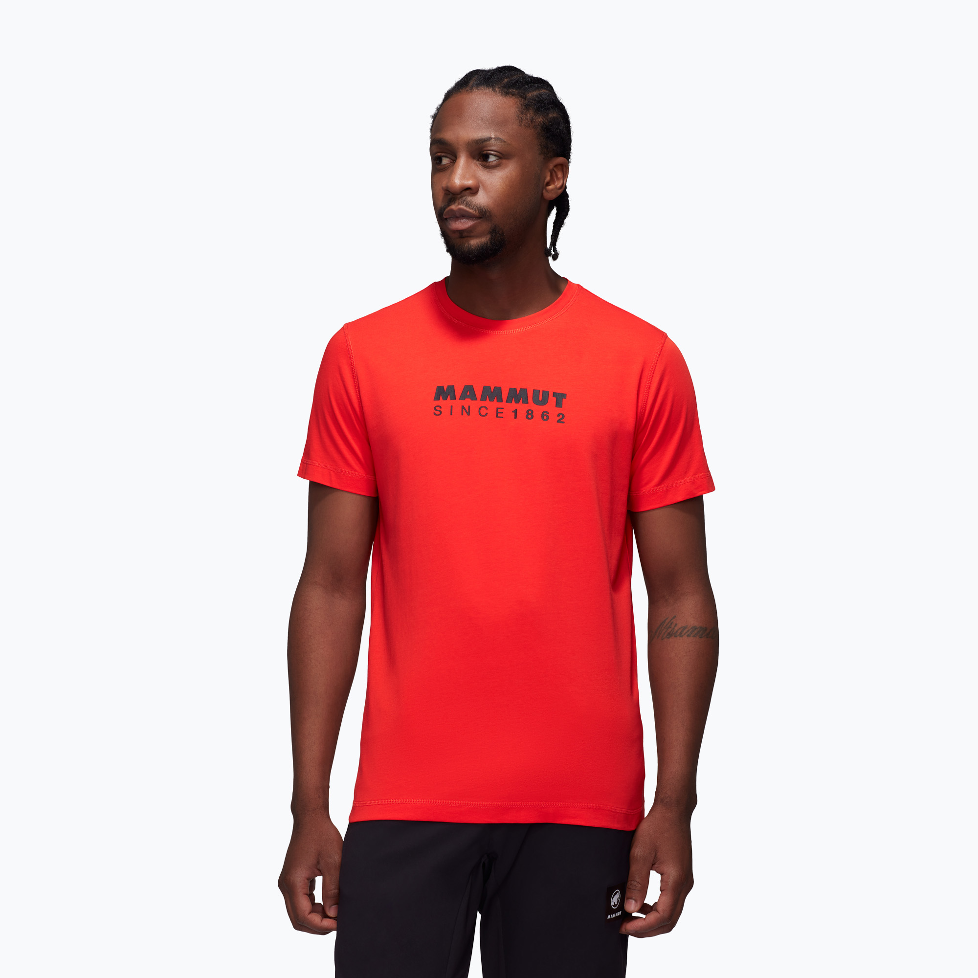 Koszulka męska Mammut Core Logo mammut red | WYSYŁKA W 24H | 30 DNI NA ZWROT