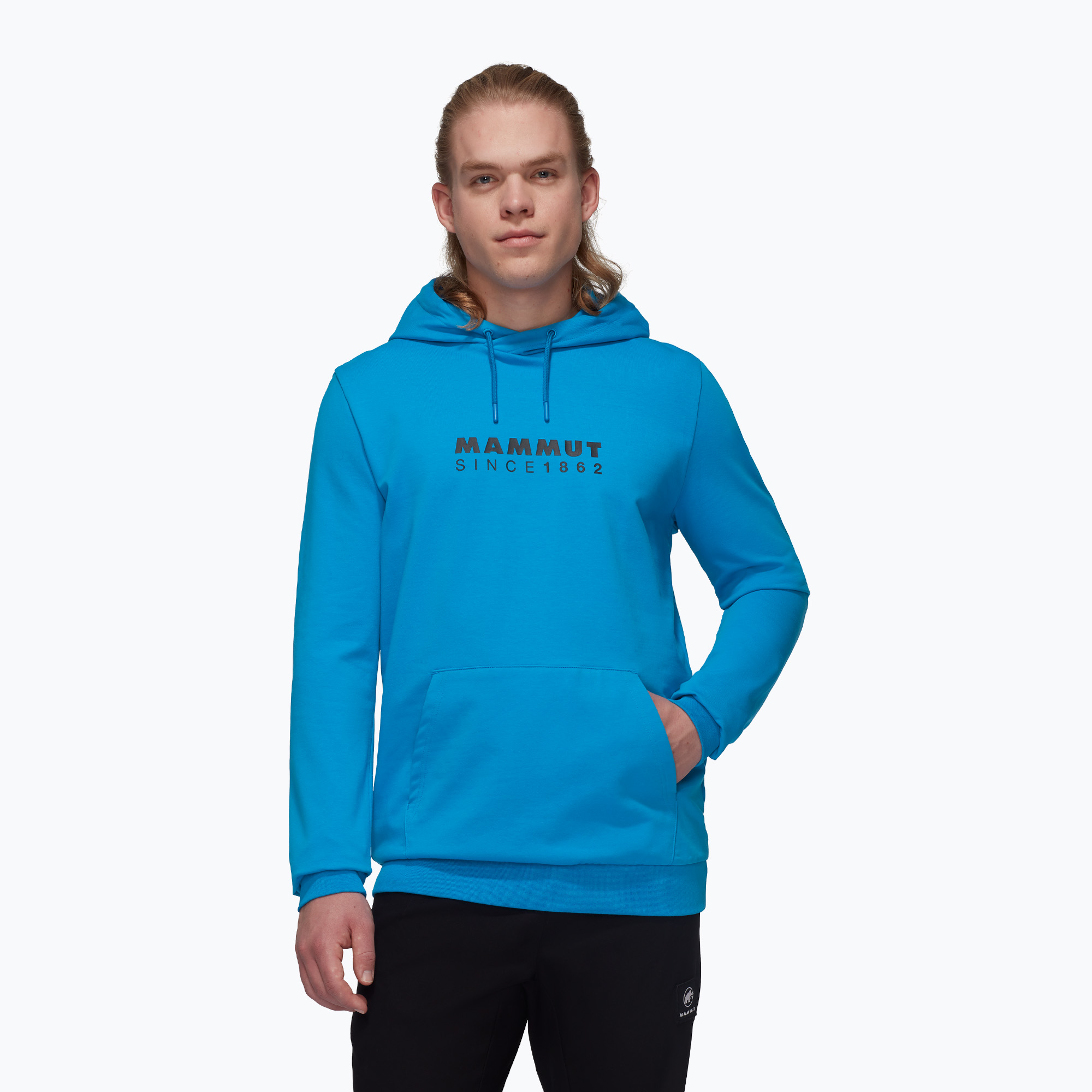 Bluza męska Mammut ML Hoody Logo glacier blue | WYSYŁKA W 24H | 30 DNI NA ZWROT