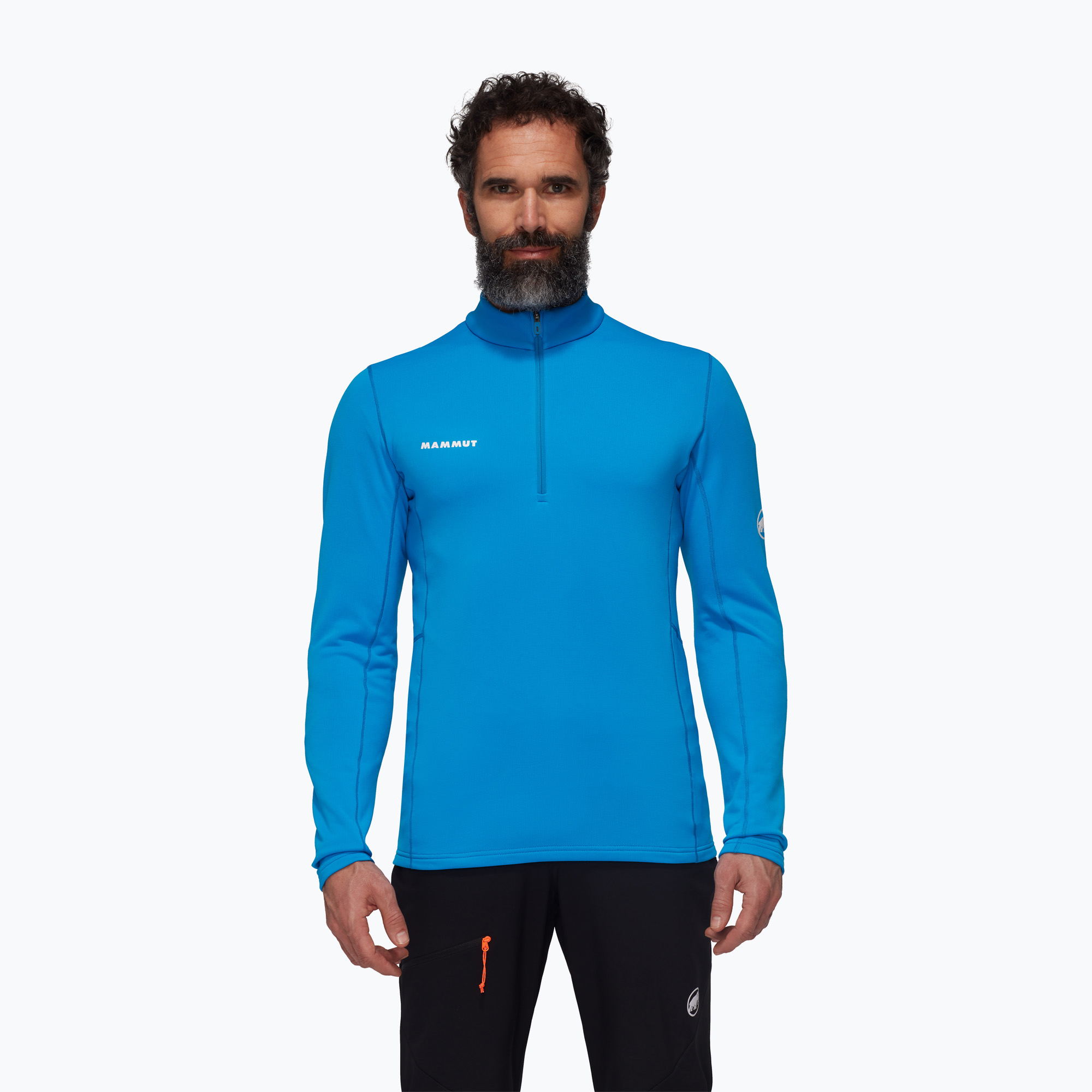 Bluza trekkingowa męska Mammut Aenergy ML Half Zip Pull glacier blue | WYSYŁKA W 24H | 30 DNI NA ZWROT