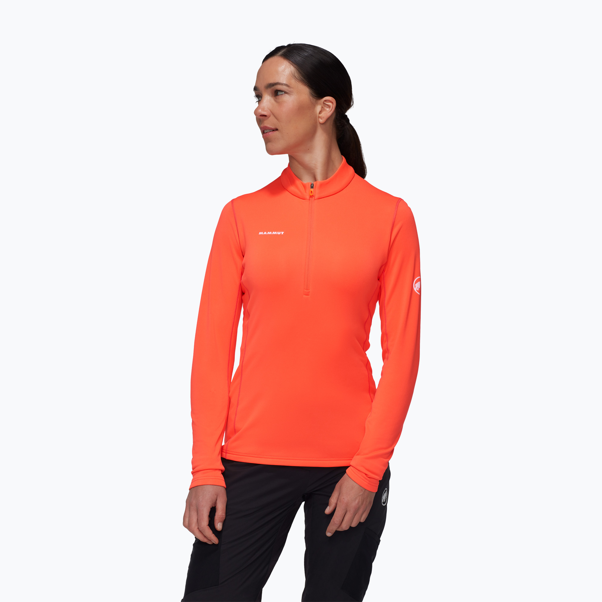 Bluza trekkingowa damska Mammut Aenergy ML Half Zip Pull peach | WYSYŁKA W 24H | 30 DNI NA ZWROT