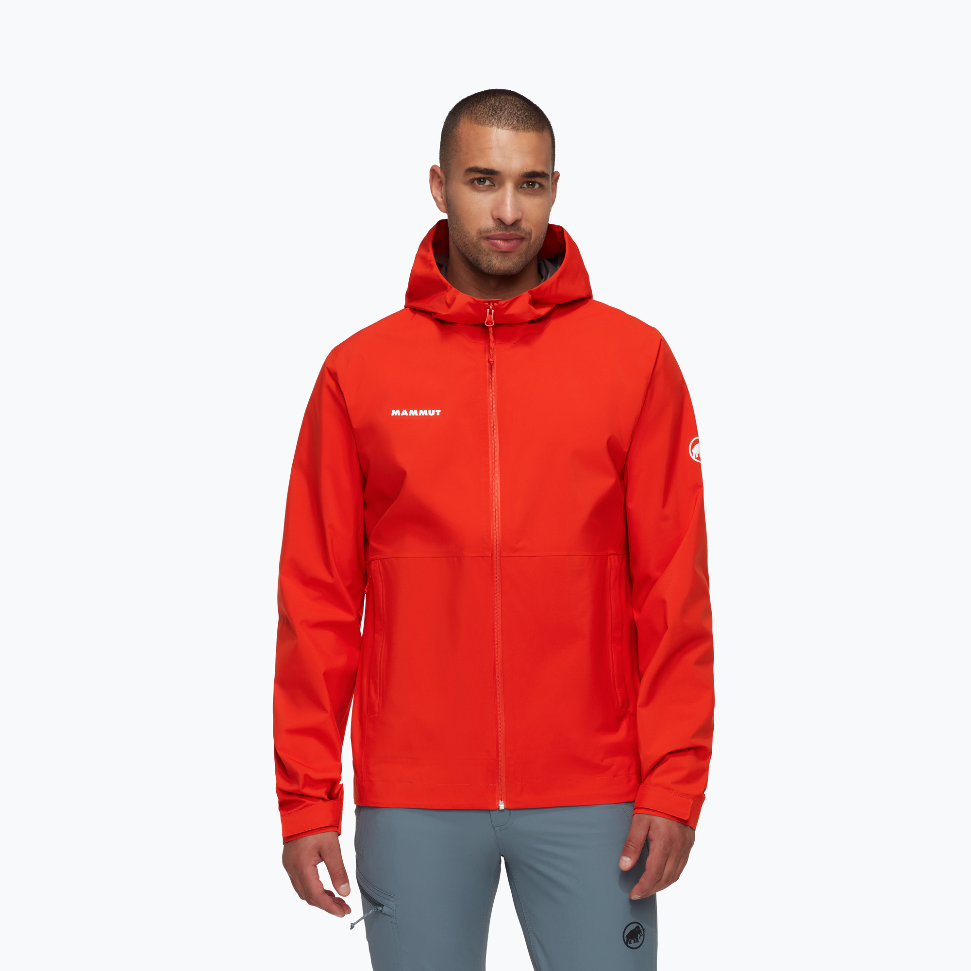 Kurtka przeciwdeszczowa męska Mammut Linard Light HS Hooded mammut red 