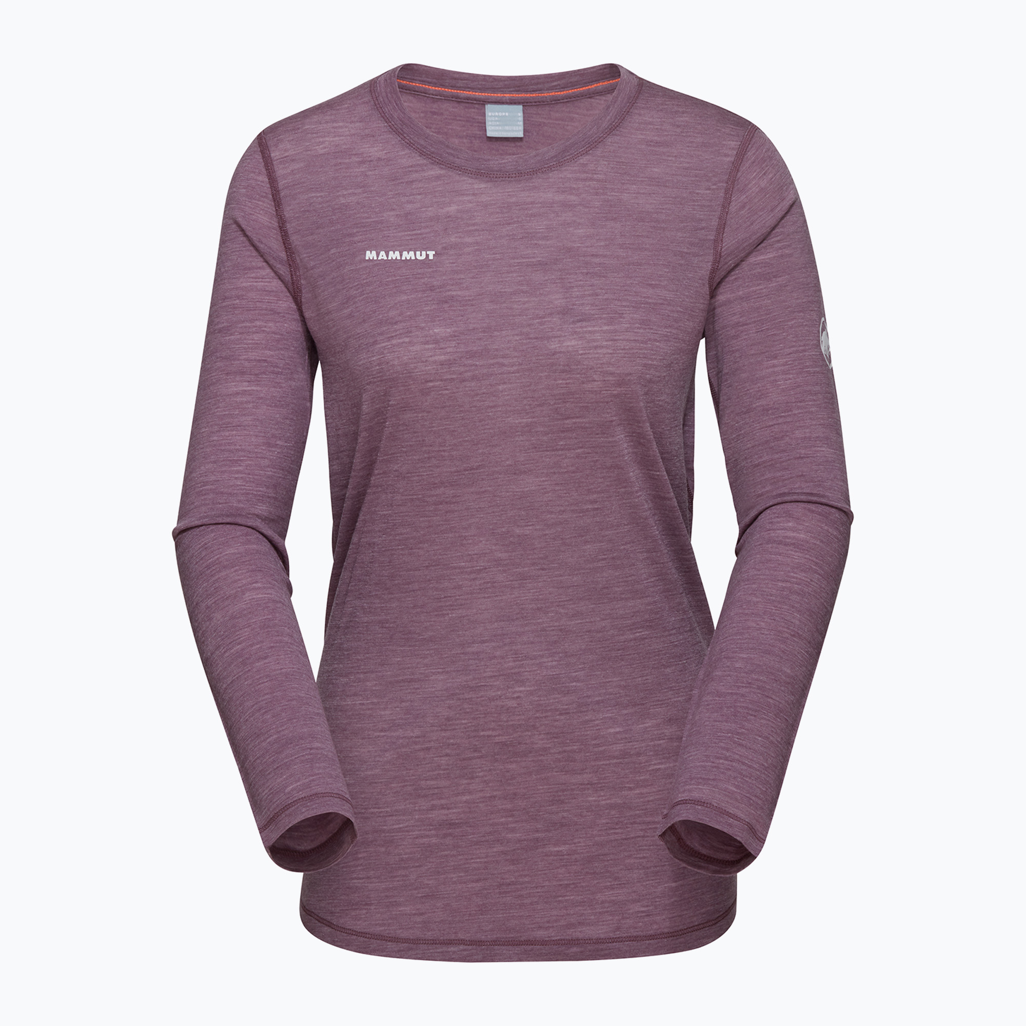 Longsleeve damski Mammut Tree Wool FL flux melange 01700 | WYSYŁKA W 24H | 30 DNI NA ZWROT